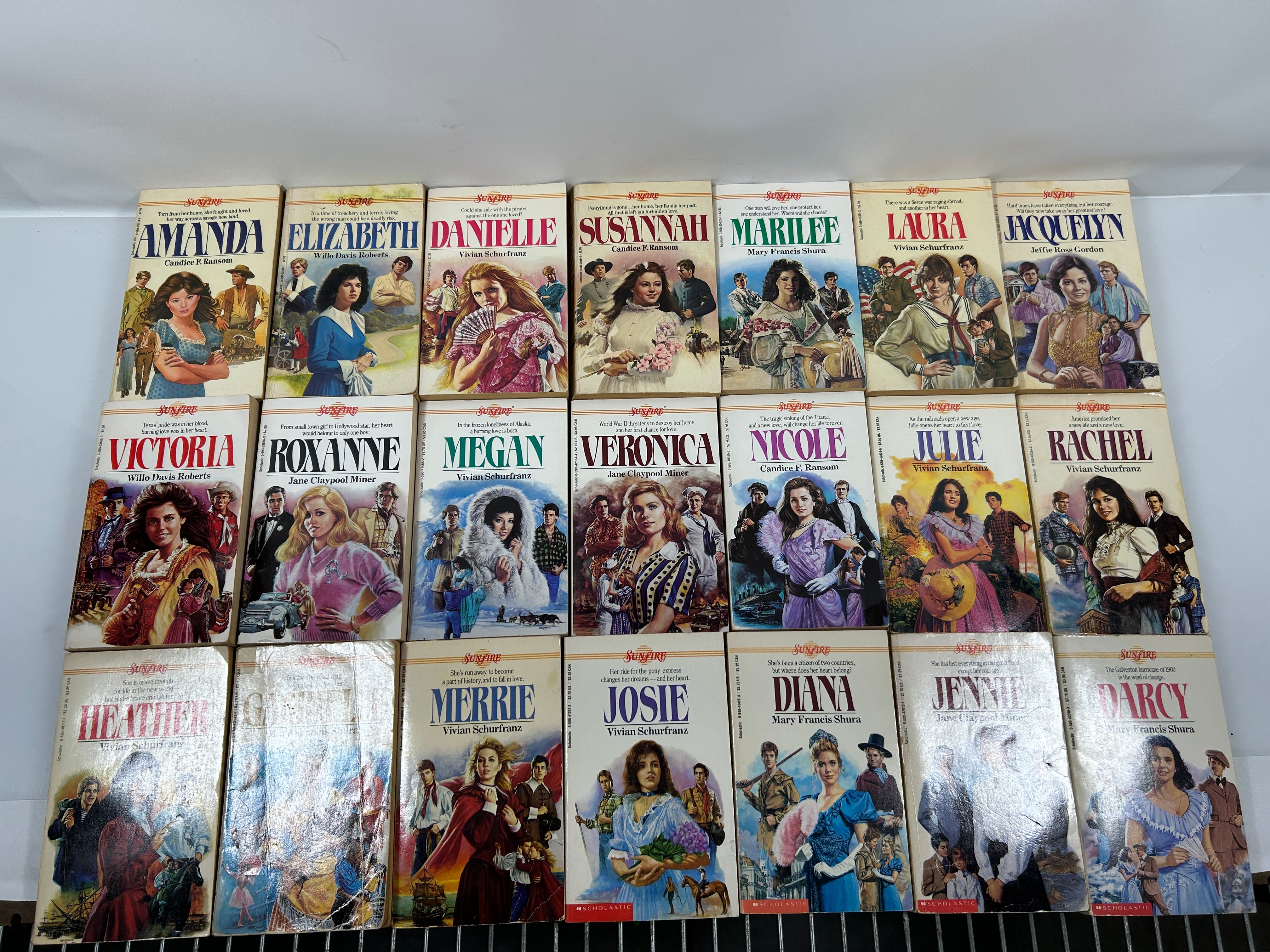Lot of 21: Vintage Sunfire Young Adult Paperbacks 1984-89 SC