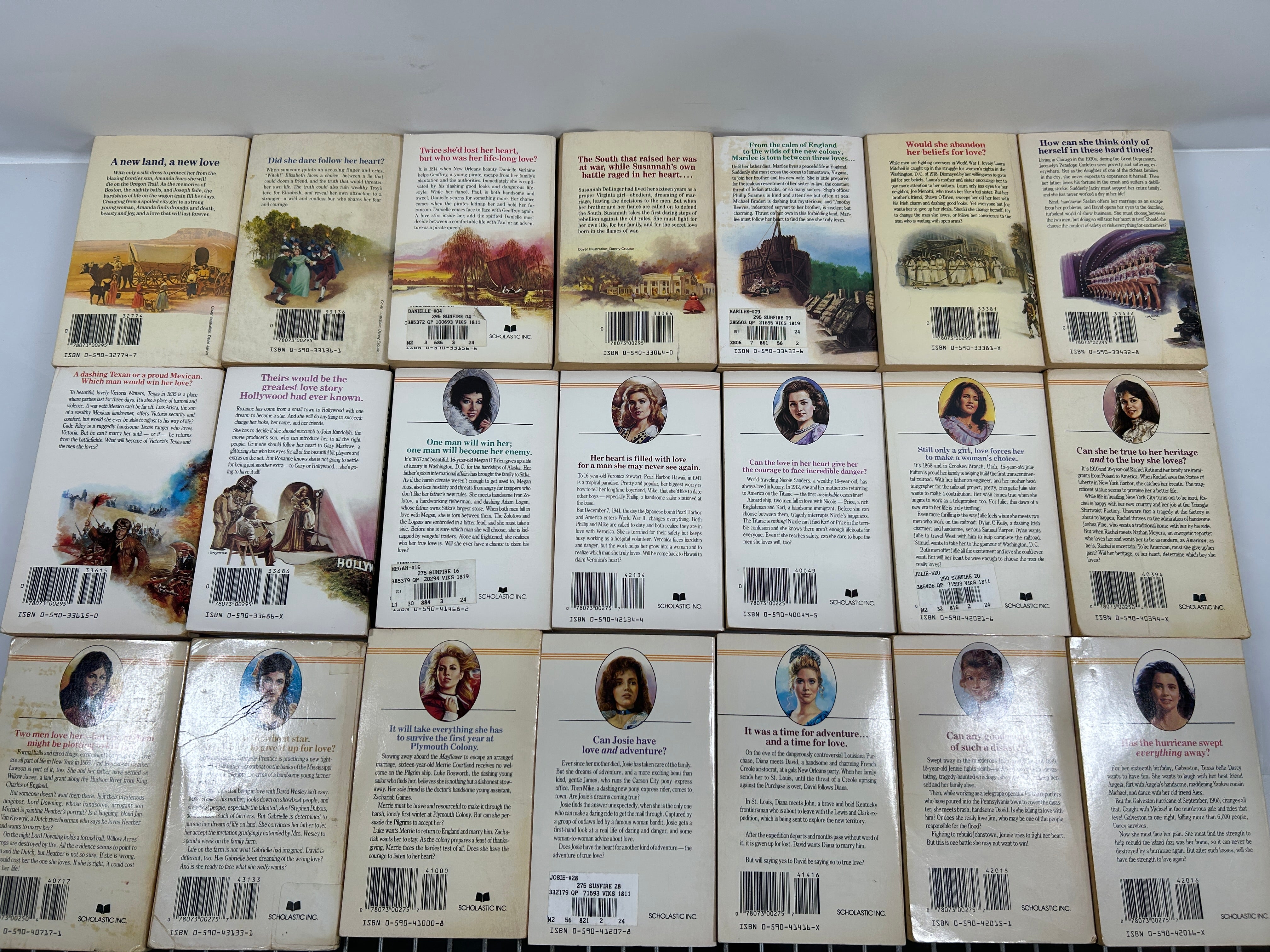 Lot of 21: Vintage Sunfire Young Adult Paperbacks 1984-89 SC