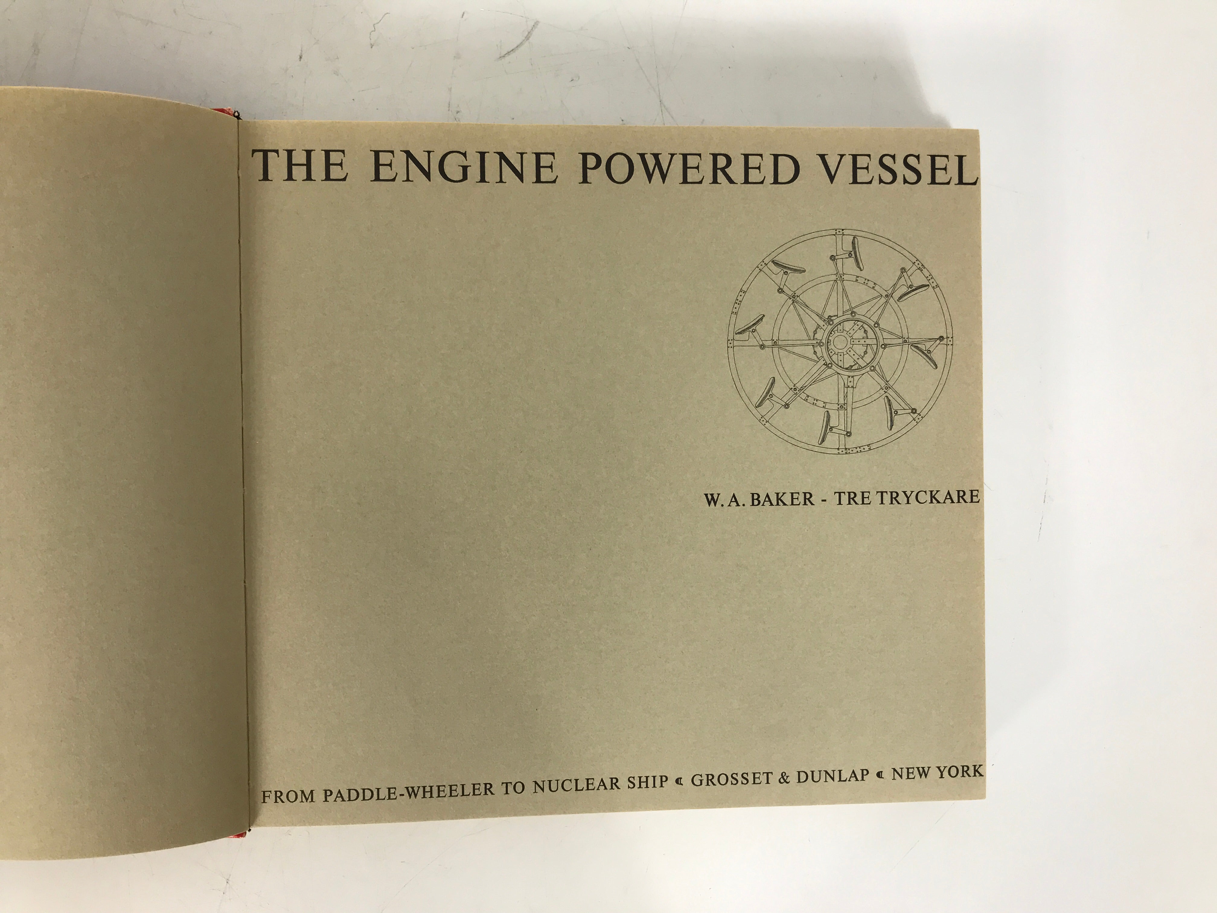 The Engine Powered Vessel Baker/Tryckare 1965 Grosset & Dunlap HC DJ