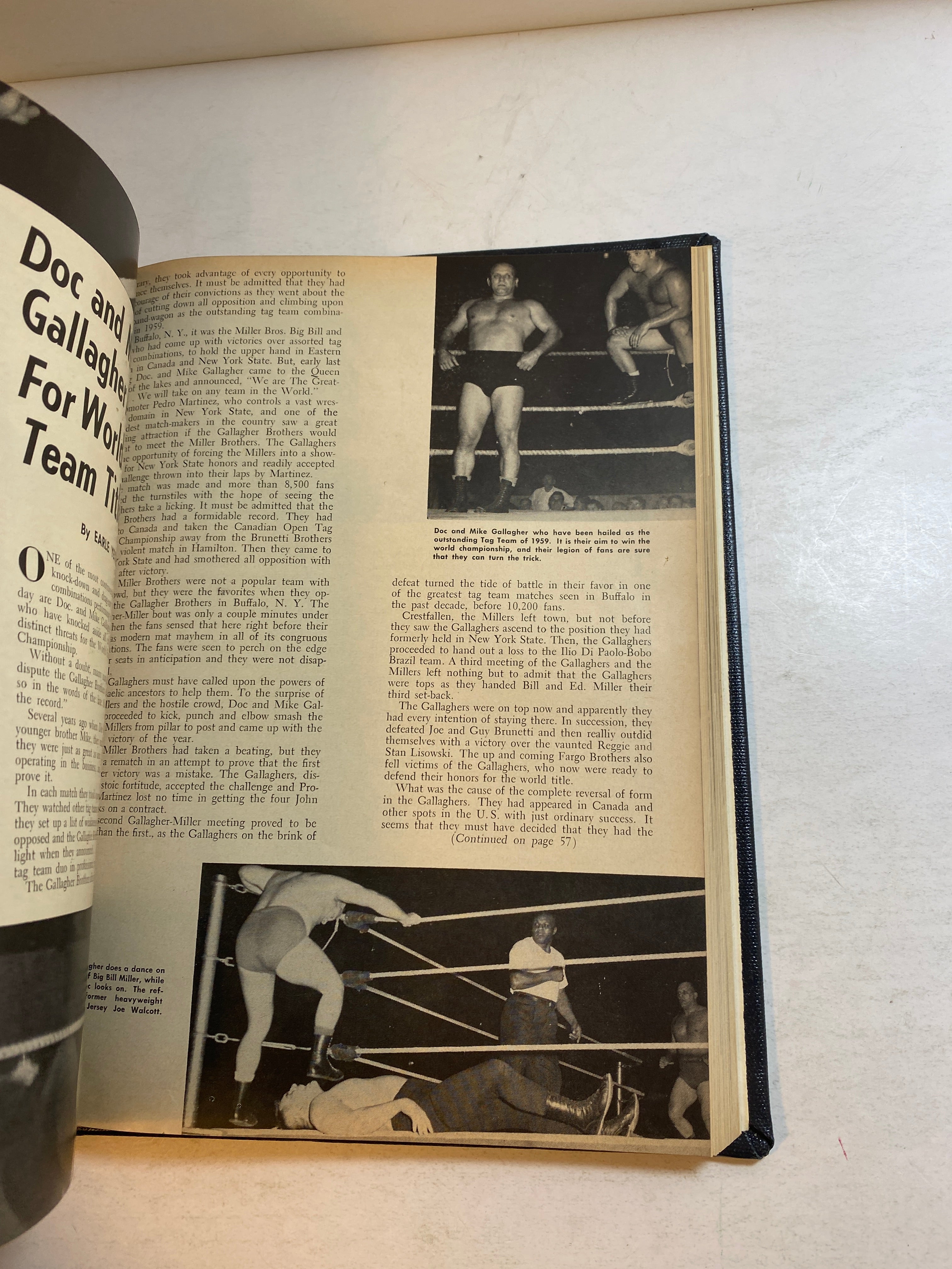 Full Run Lot of 12 Ring Boxing Magazine 1960 Library Bound