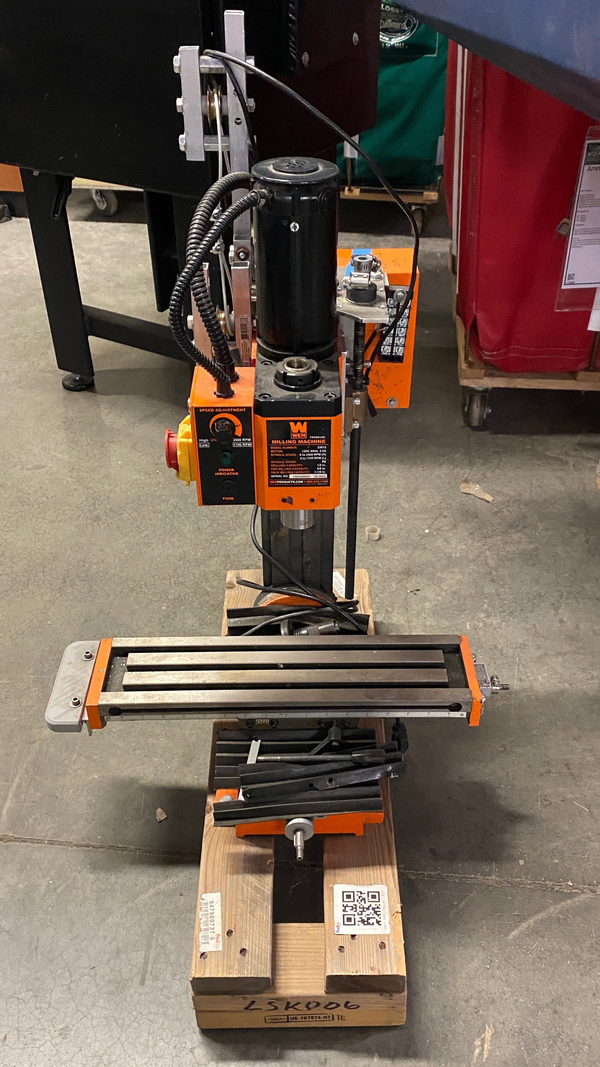 Wen Milling Machine #33013 Benchtop Milling Machine