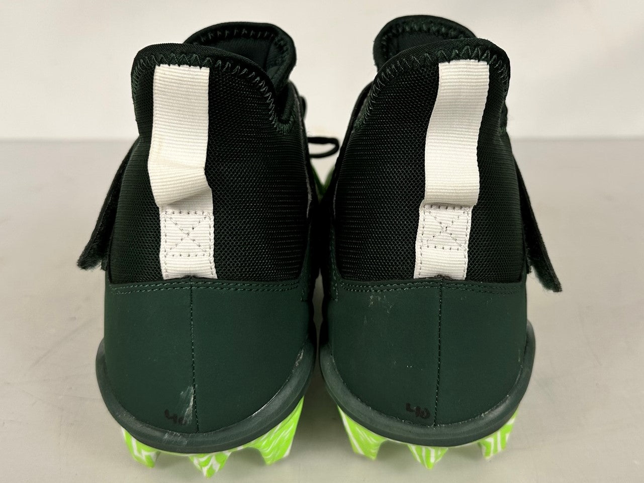 Nike Dark Green Alpha Menace Pro 2 Mid SMU P Football Cleats Men's Size 12 *Used*