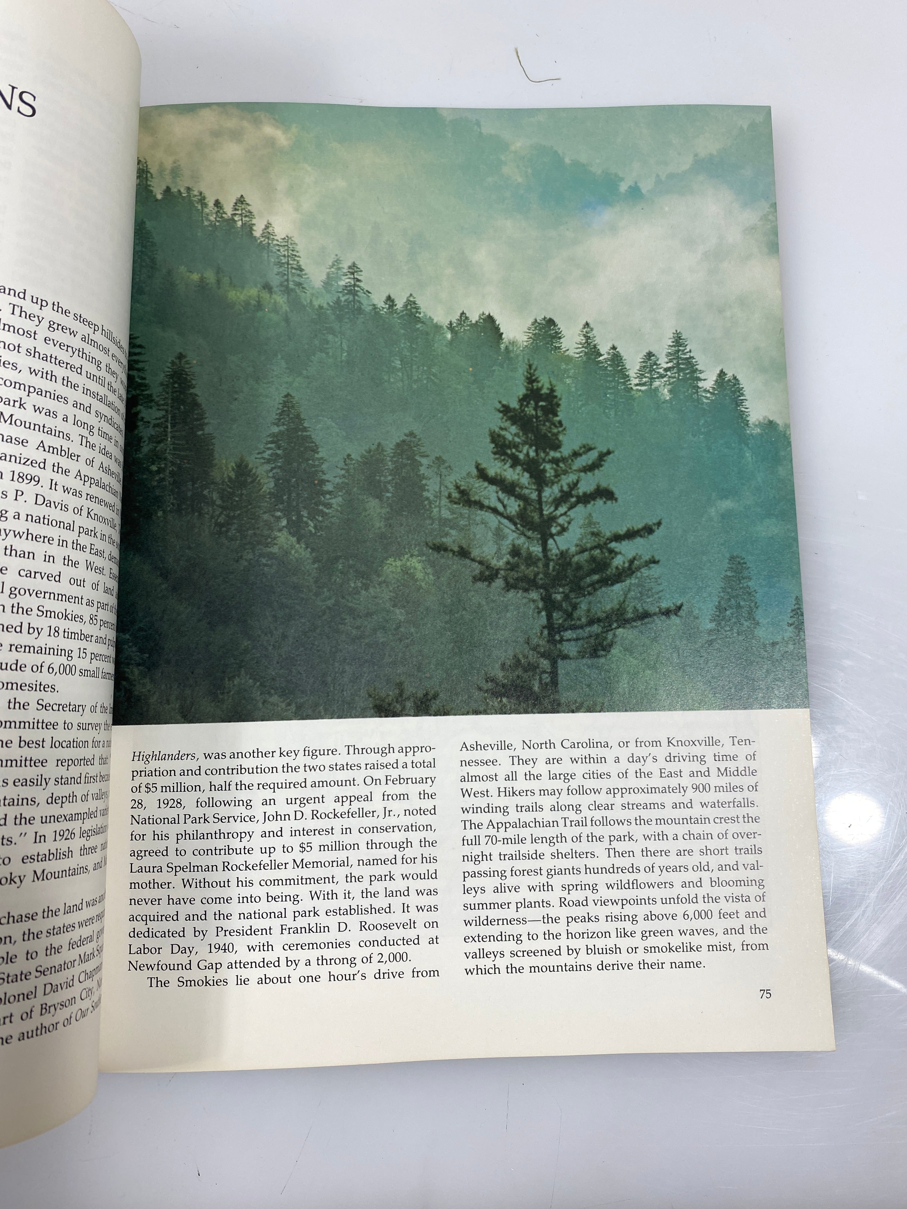 National Park Guide by Michael Frome Rand McNally 1985 SC