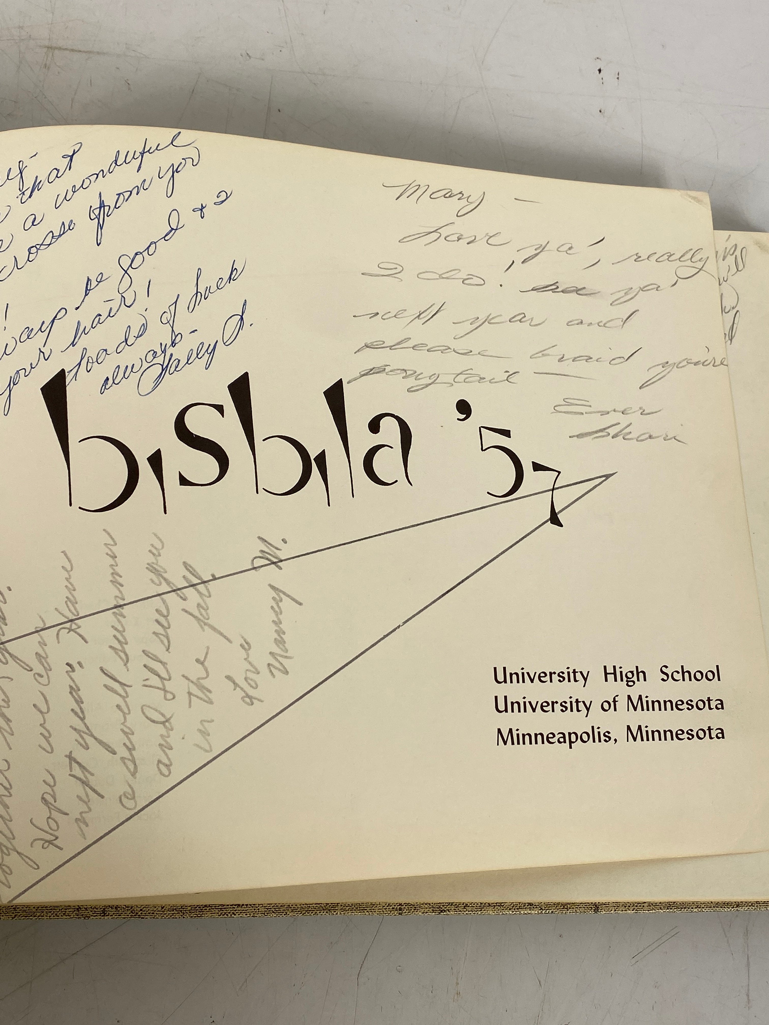 1957 University High School Yearbook Minneapolis Minnesota HC