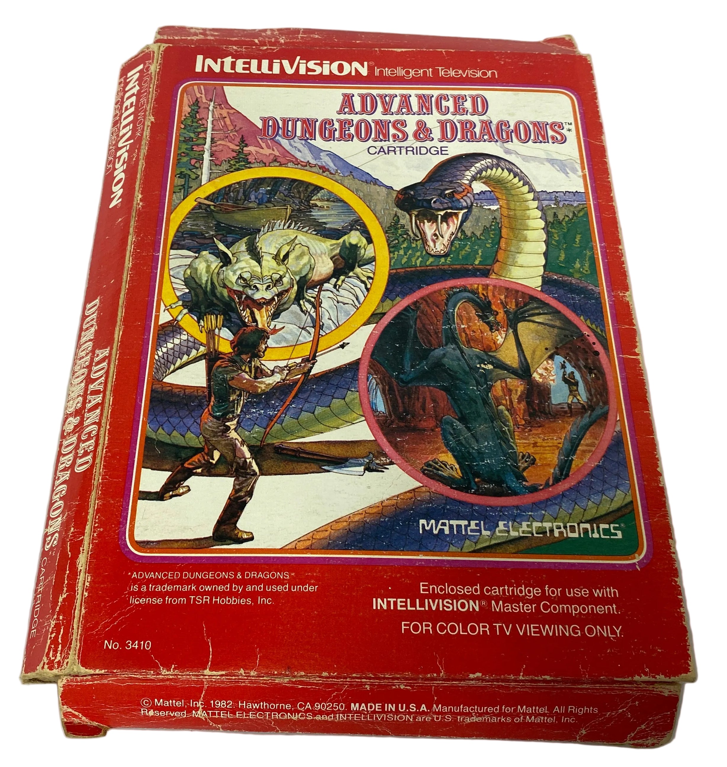Mattel Electronics Advanced Dungeons And Dragons For Intellivision *No Game*
