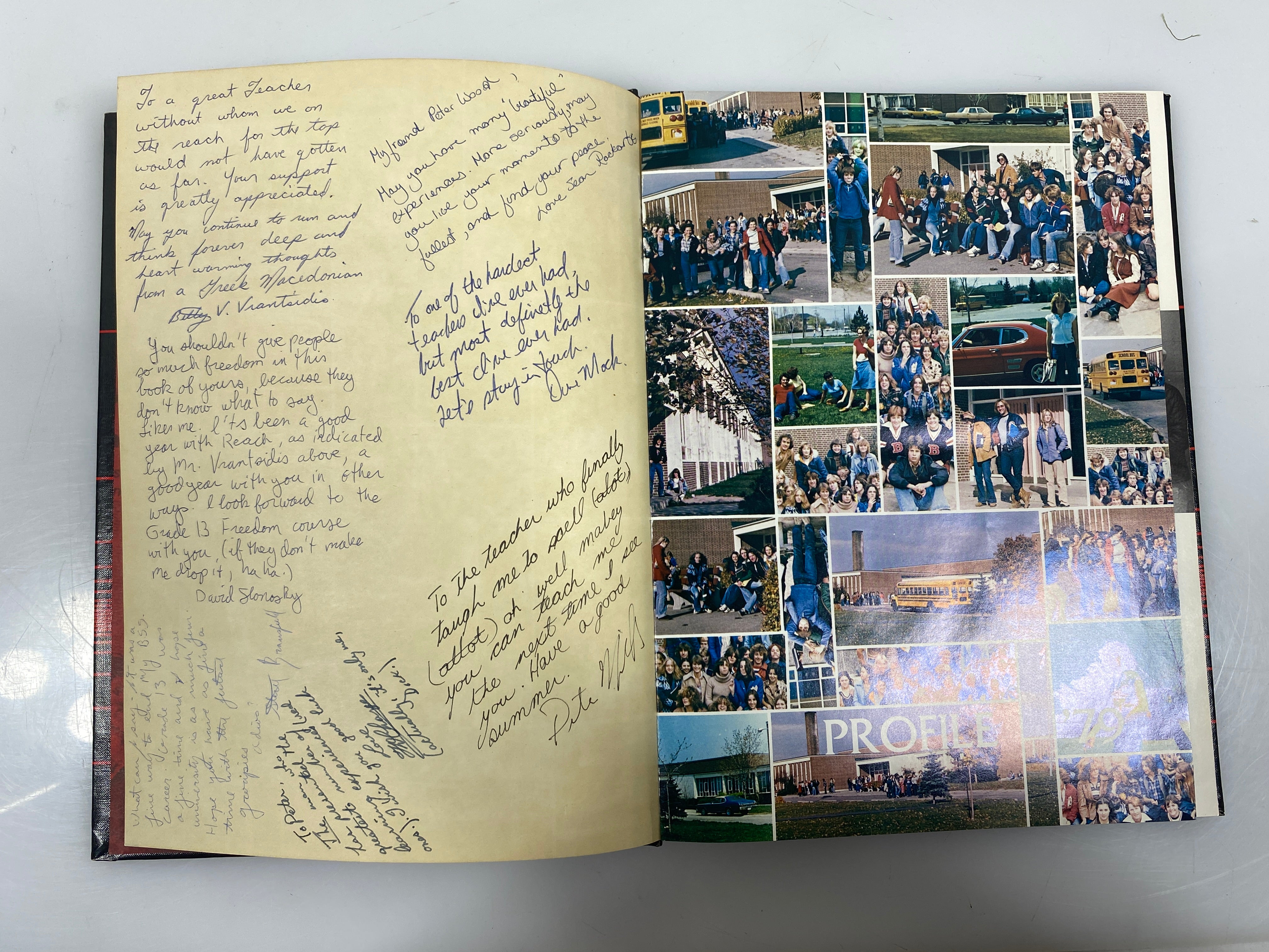 1979 "Profile" Bayview Secondary School Yearbook Richmond Hills, Ontario HC