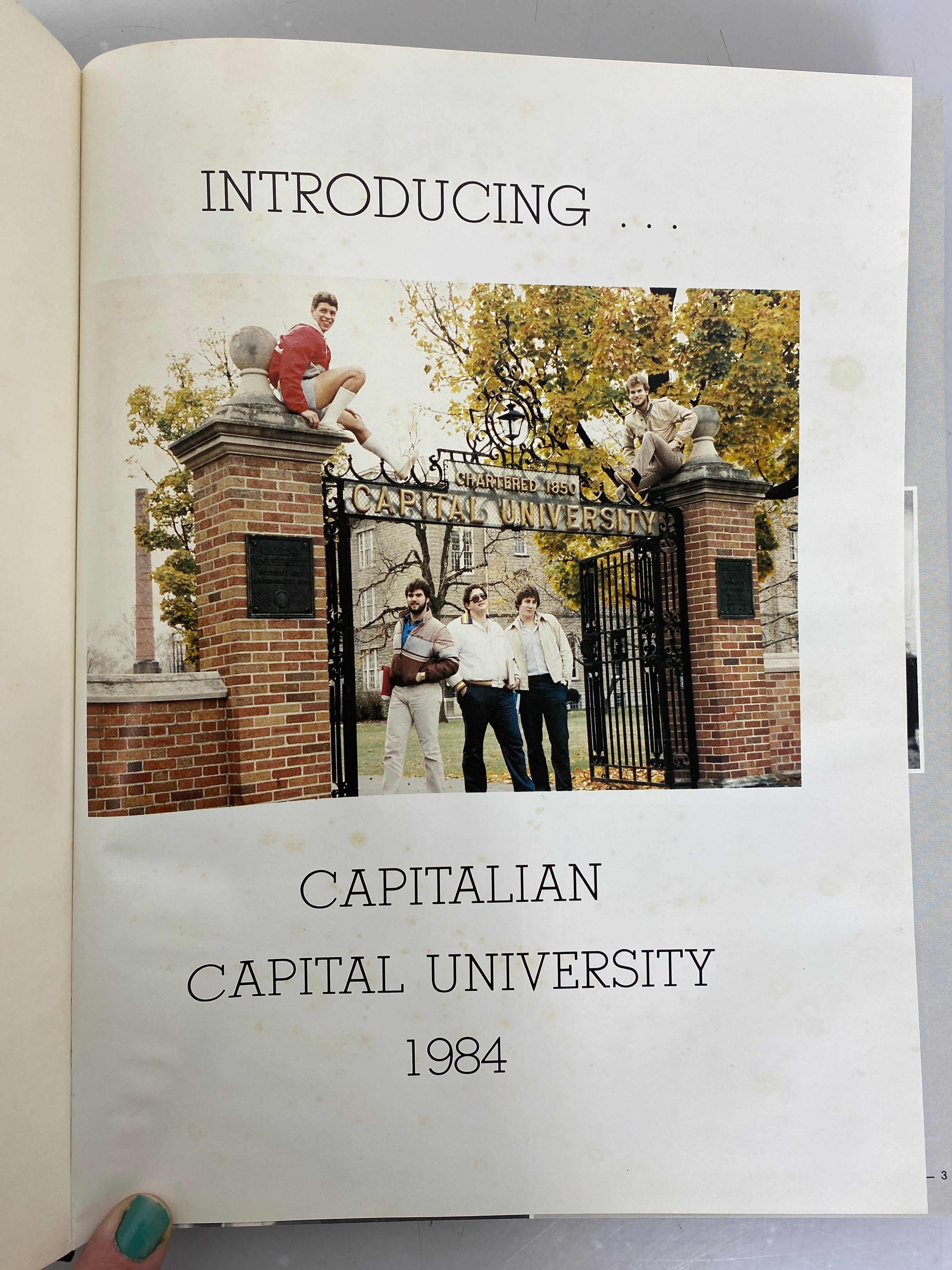 1984 Capital University Yearbook Columbus Ohio Capitalian