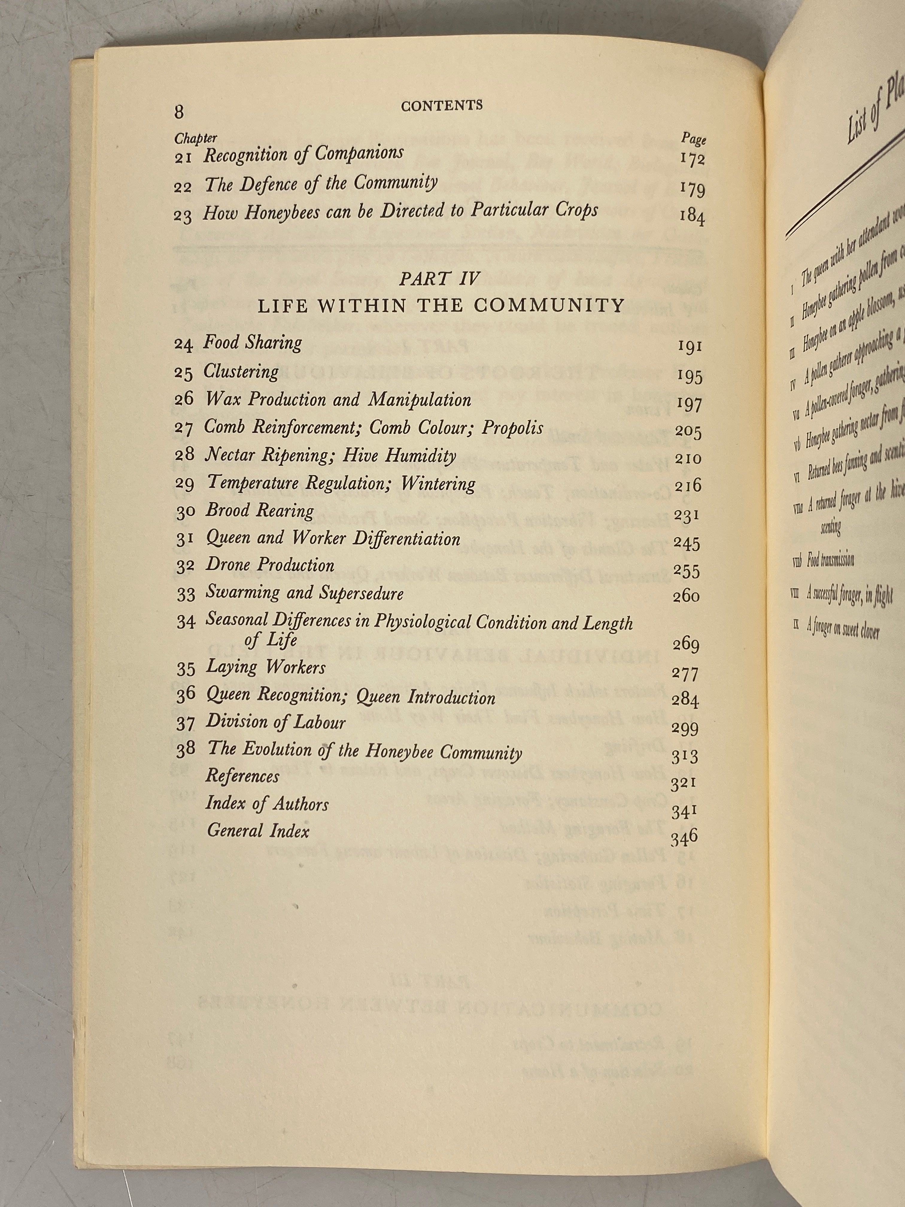 The Behaviour and Social Life of Honeybees Ribbands 1964 Dover SC