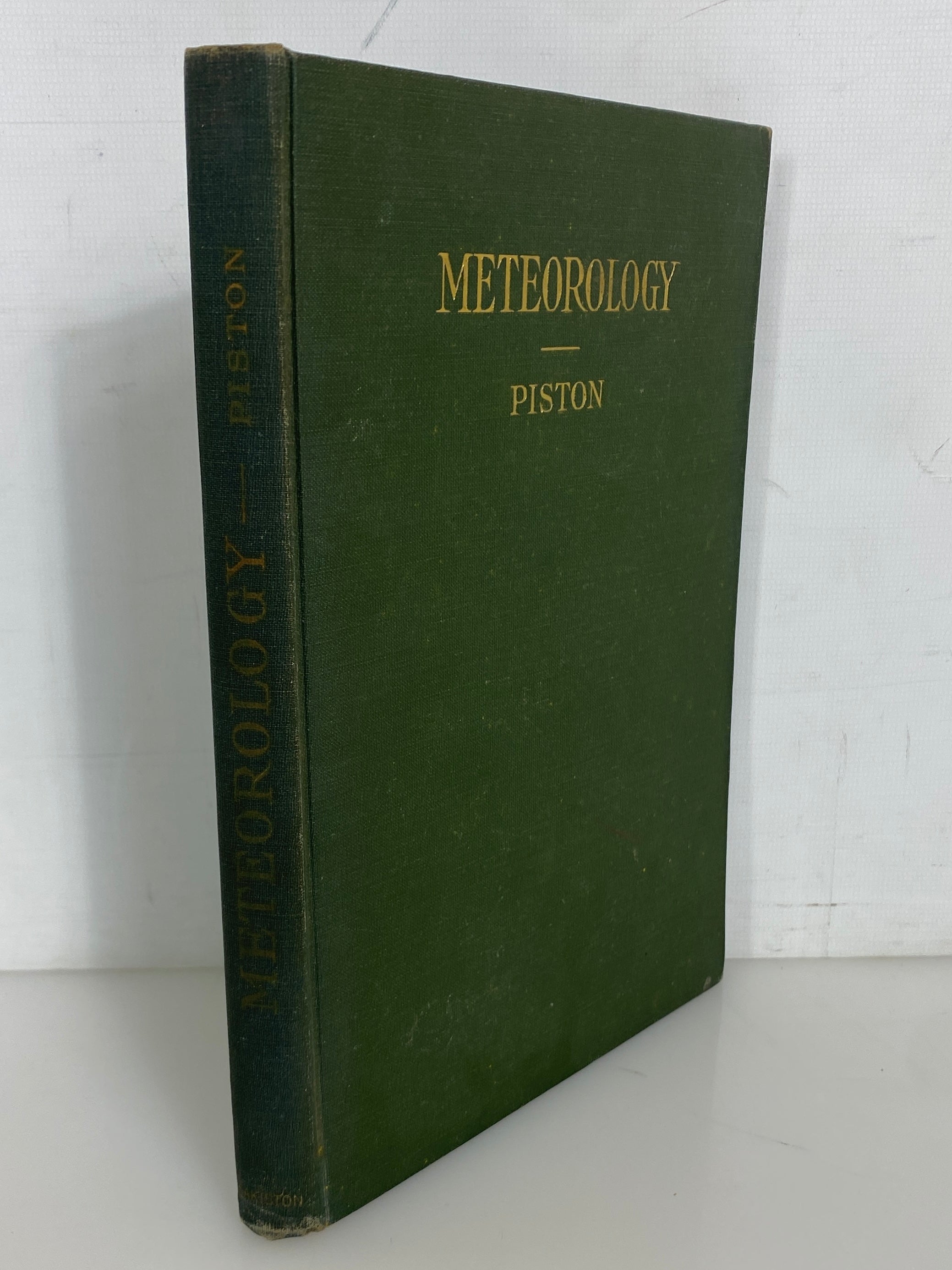Meteorology by Donald S. Piston 1931 Blakiston Vintage HC