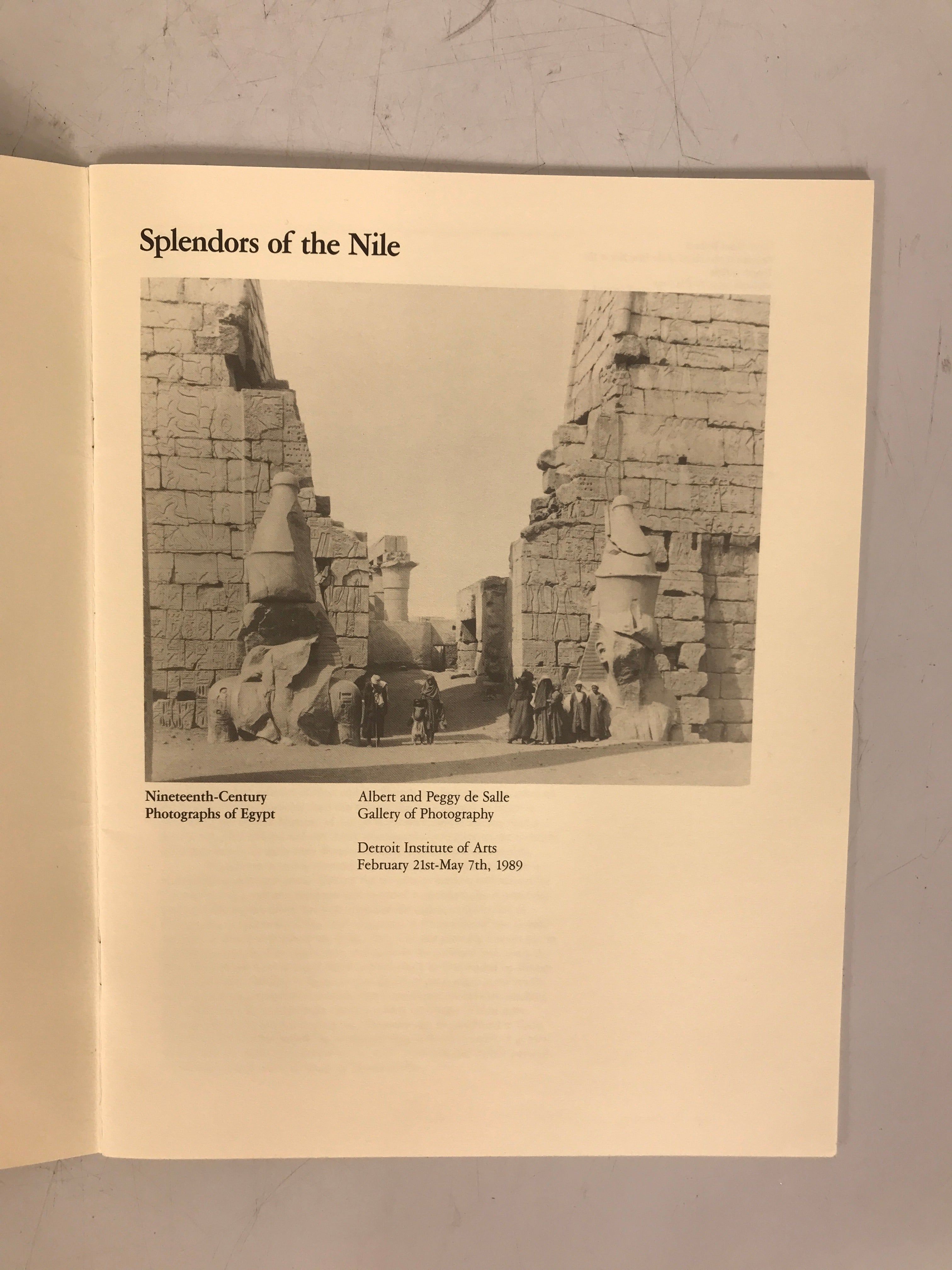 Splendors of the Nile 19th Century Photographs of Egypt DIA 1989 SC