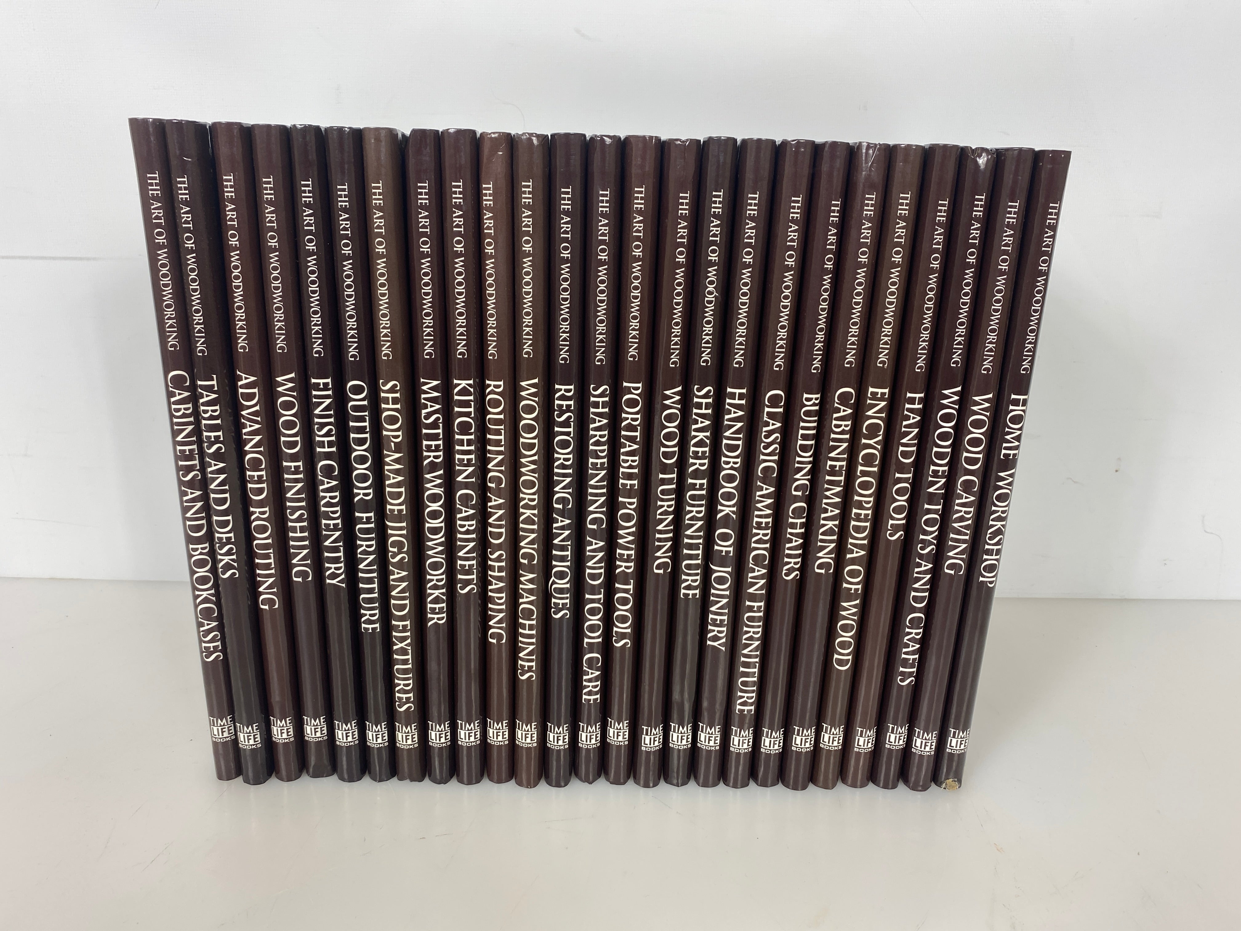 Set of 25: The Art of Woodworking Time Life Books 1992-1996 Spiral Bound HC