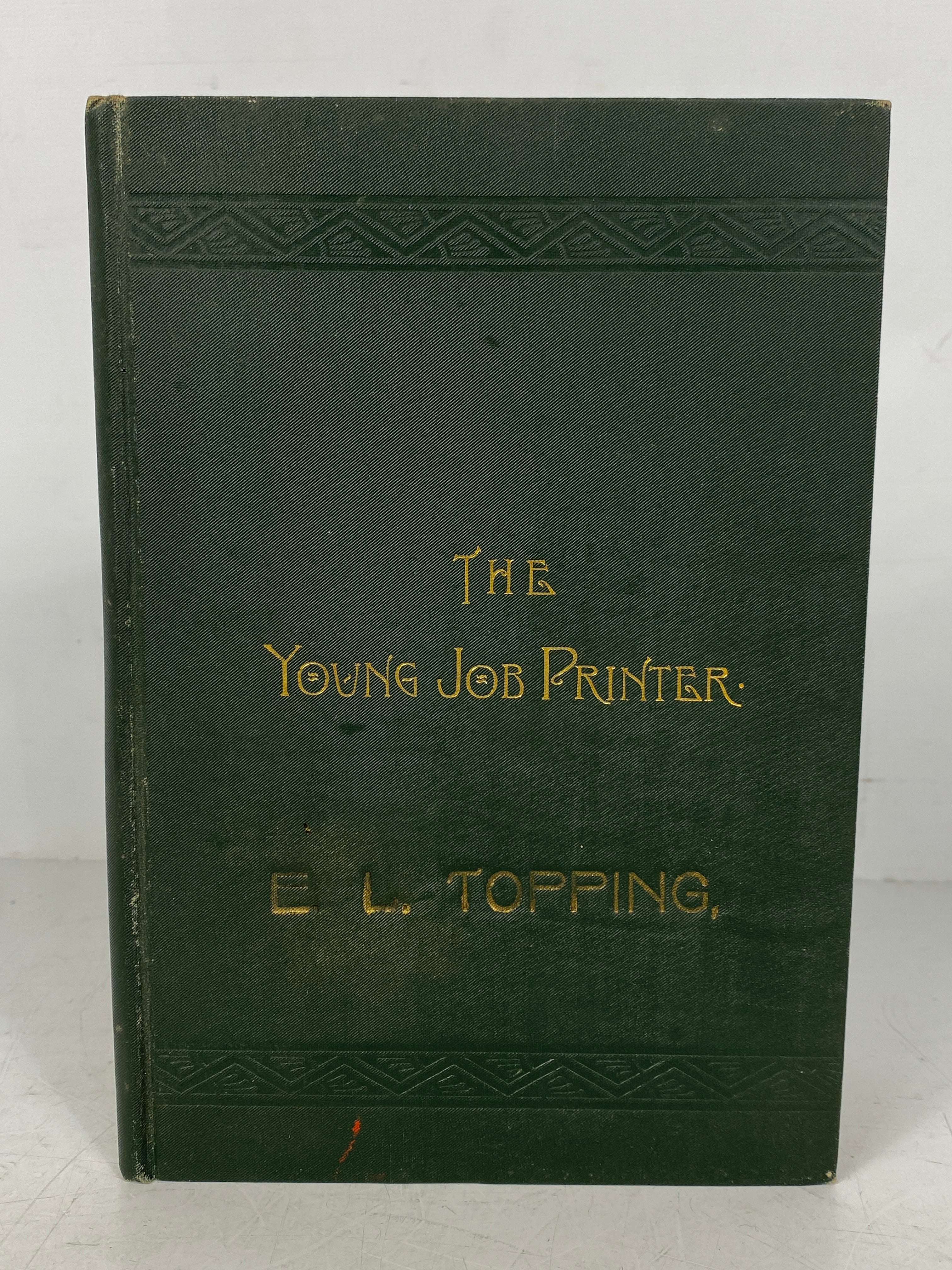 The Young Job Printer S.M. Weatherly A Book of Instructions 1889 Antique HC