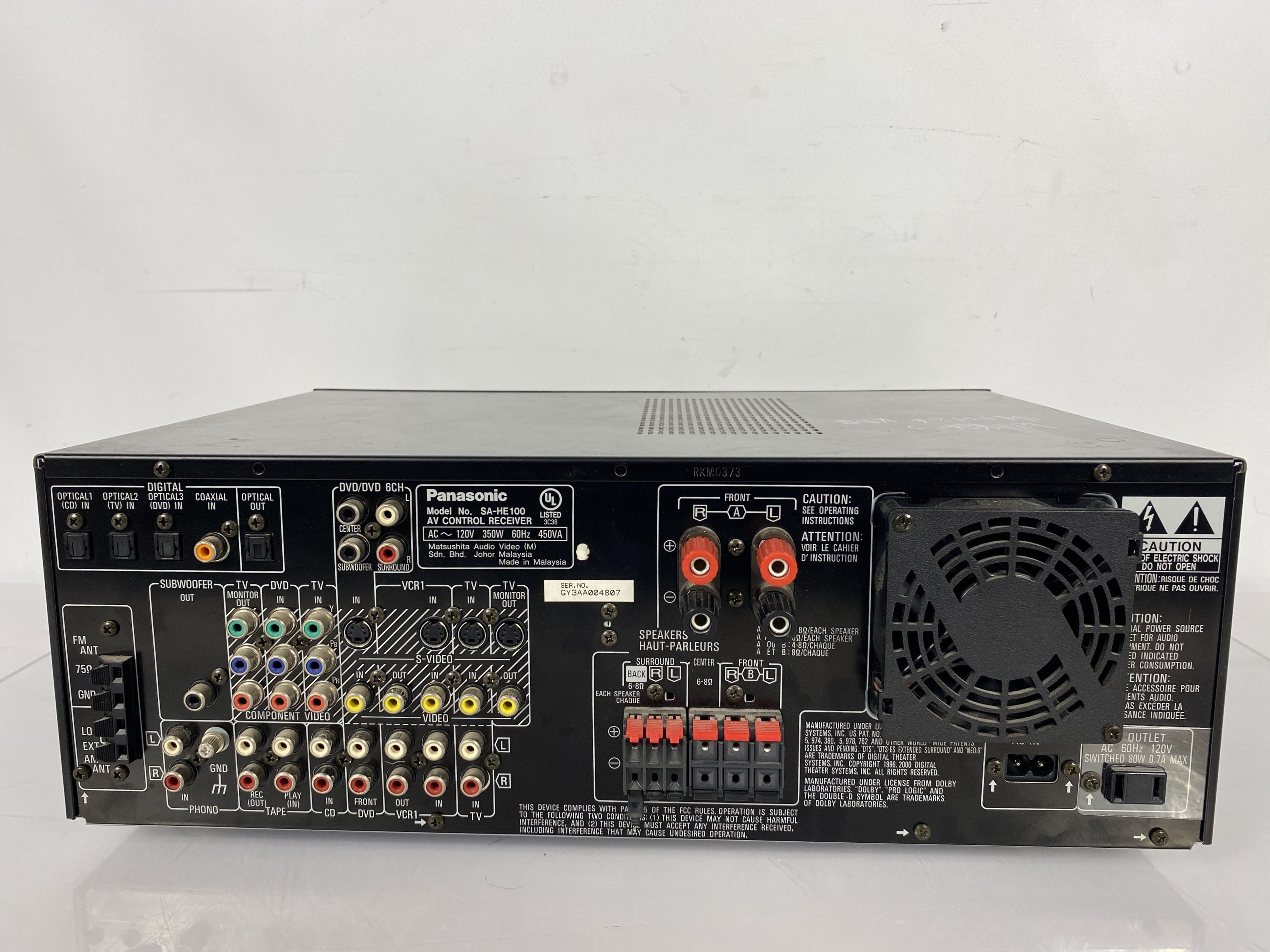 Philips FR975 Audio Video Surround Receiver