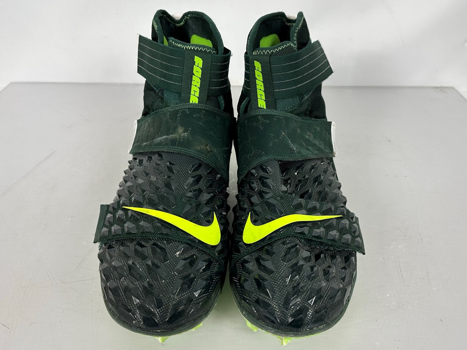 Nike Dark Green Force Savage Elite 2 TD SMU P Football Cleats Men's Size 14 *Used*