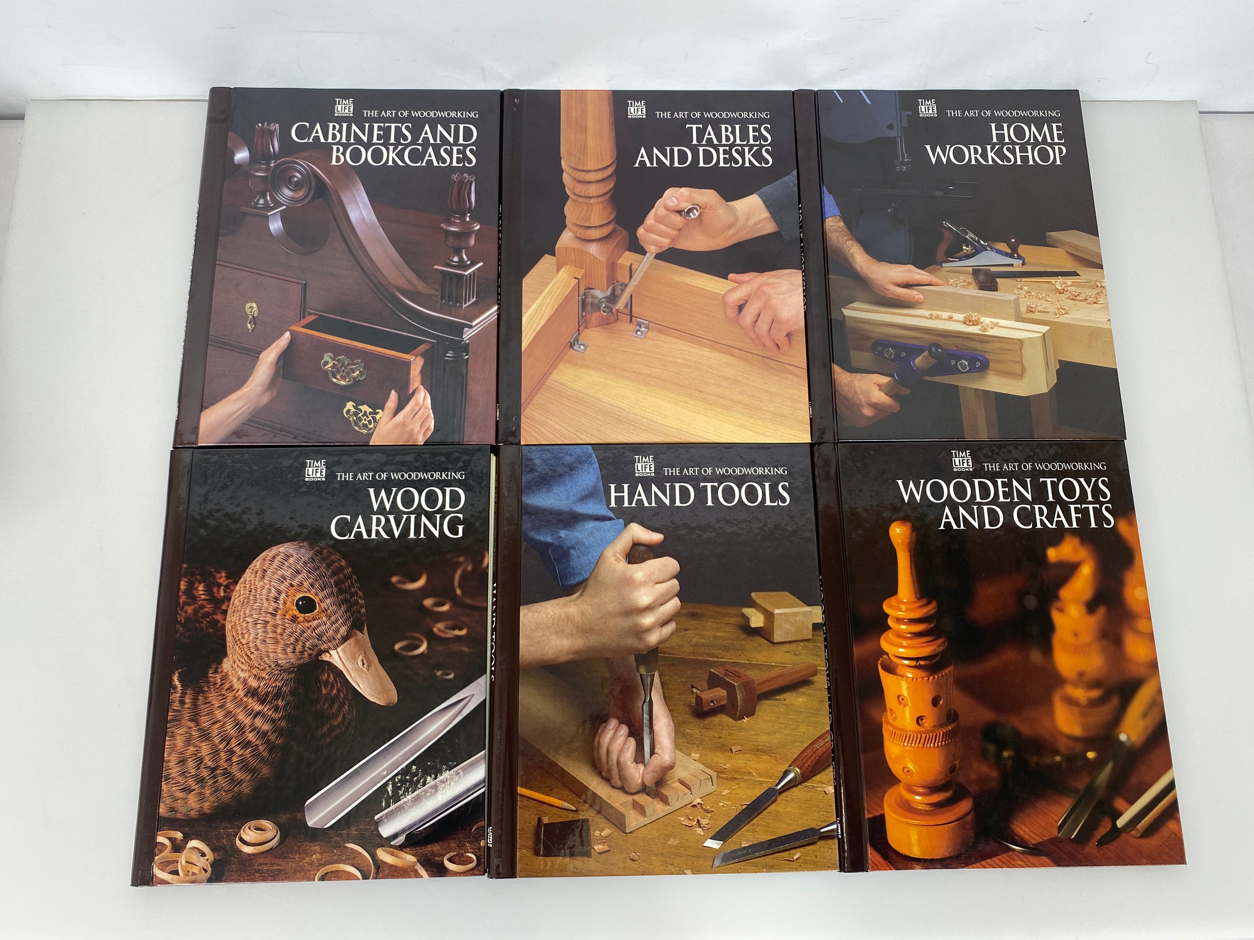 Set of 25: The Art of Woodworking Time Life Books 1992-1996 Spiral Bound HC
