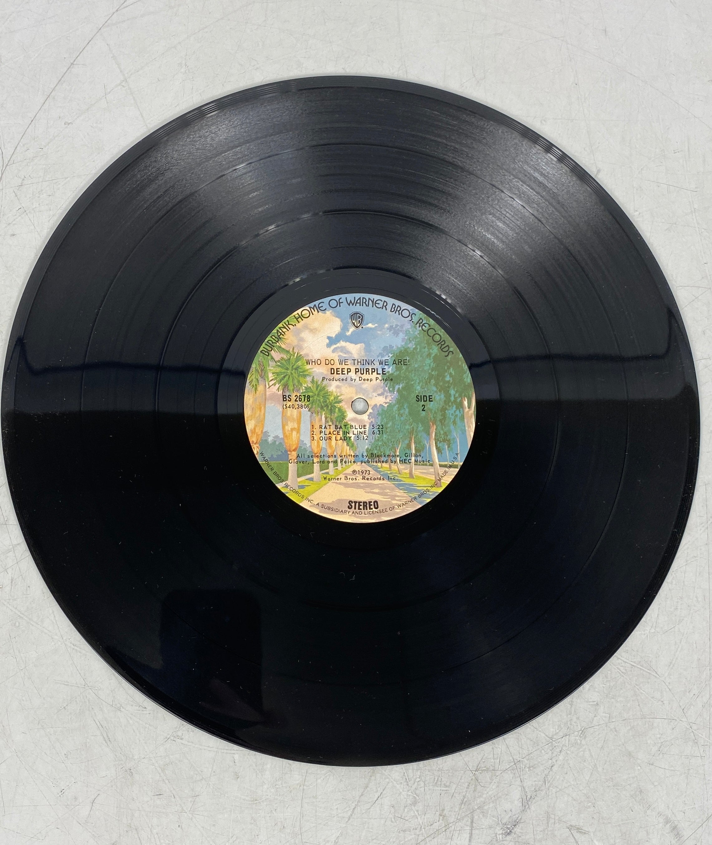 Deep Purple Who Do We Think We Are (1973) Vinyl Record