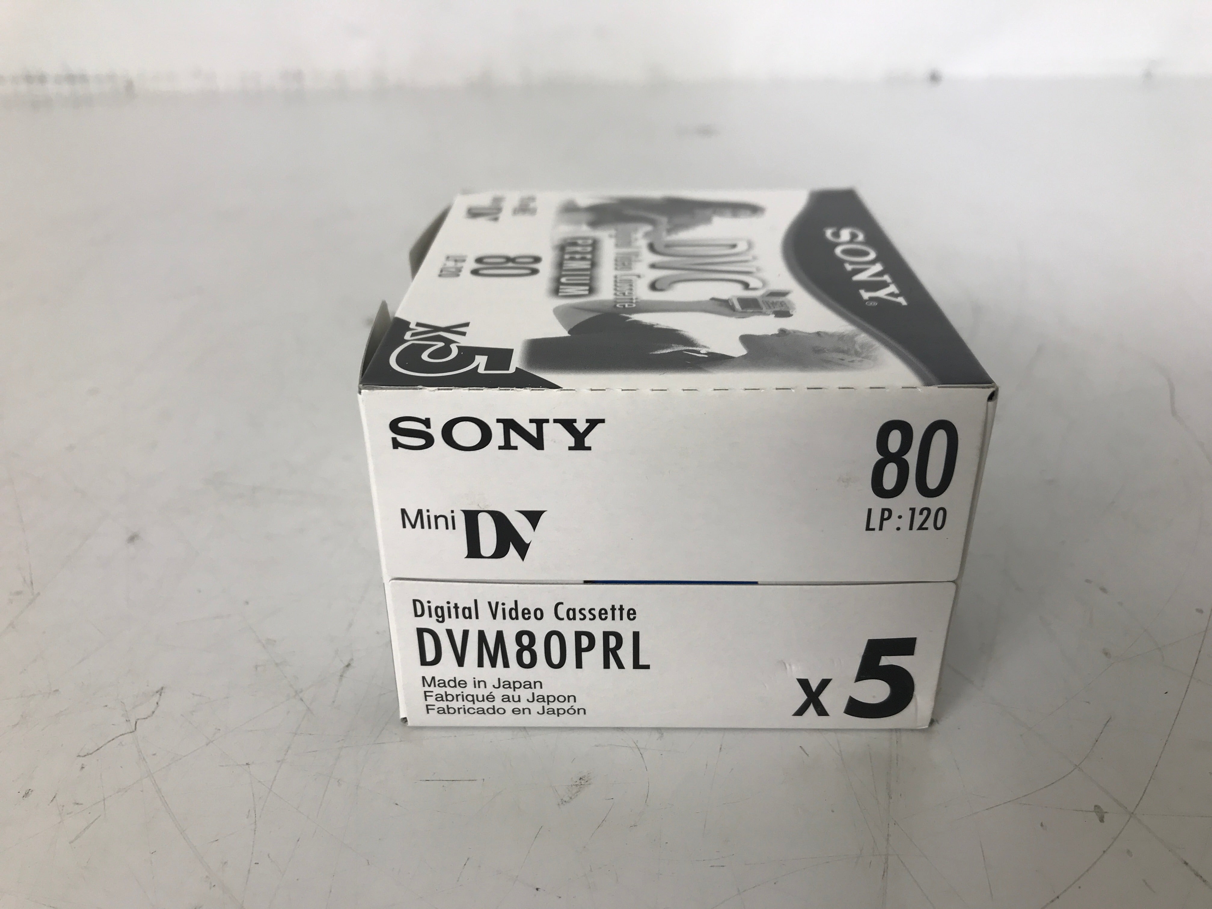 Sony DVC 80 DVM80PRL Premium Digital Video Cassette, 5 Pack