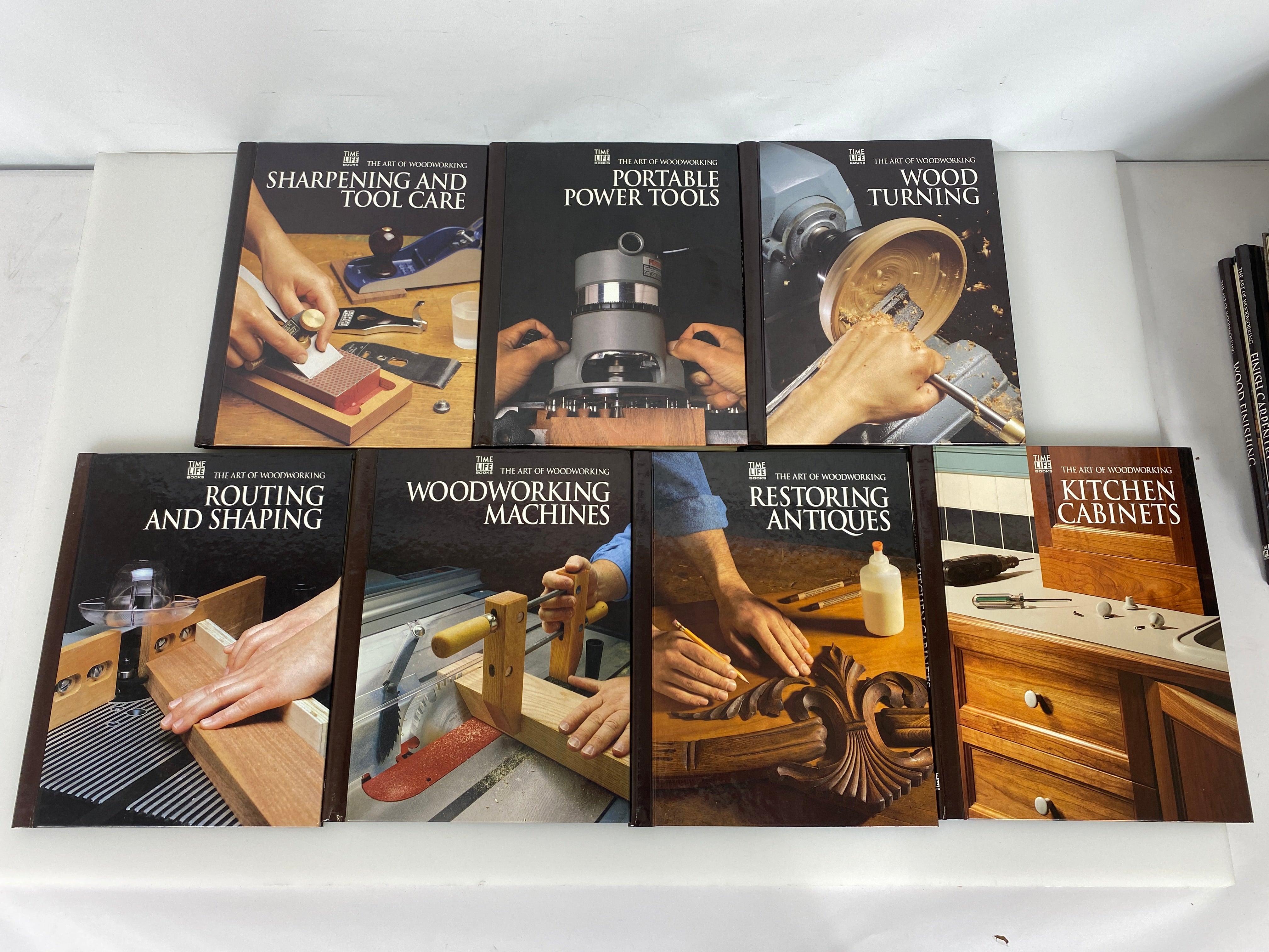 Set of 25: The Art of Woodworking Time Life Books 1992-1996 Spiral Bound HC