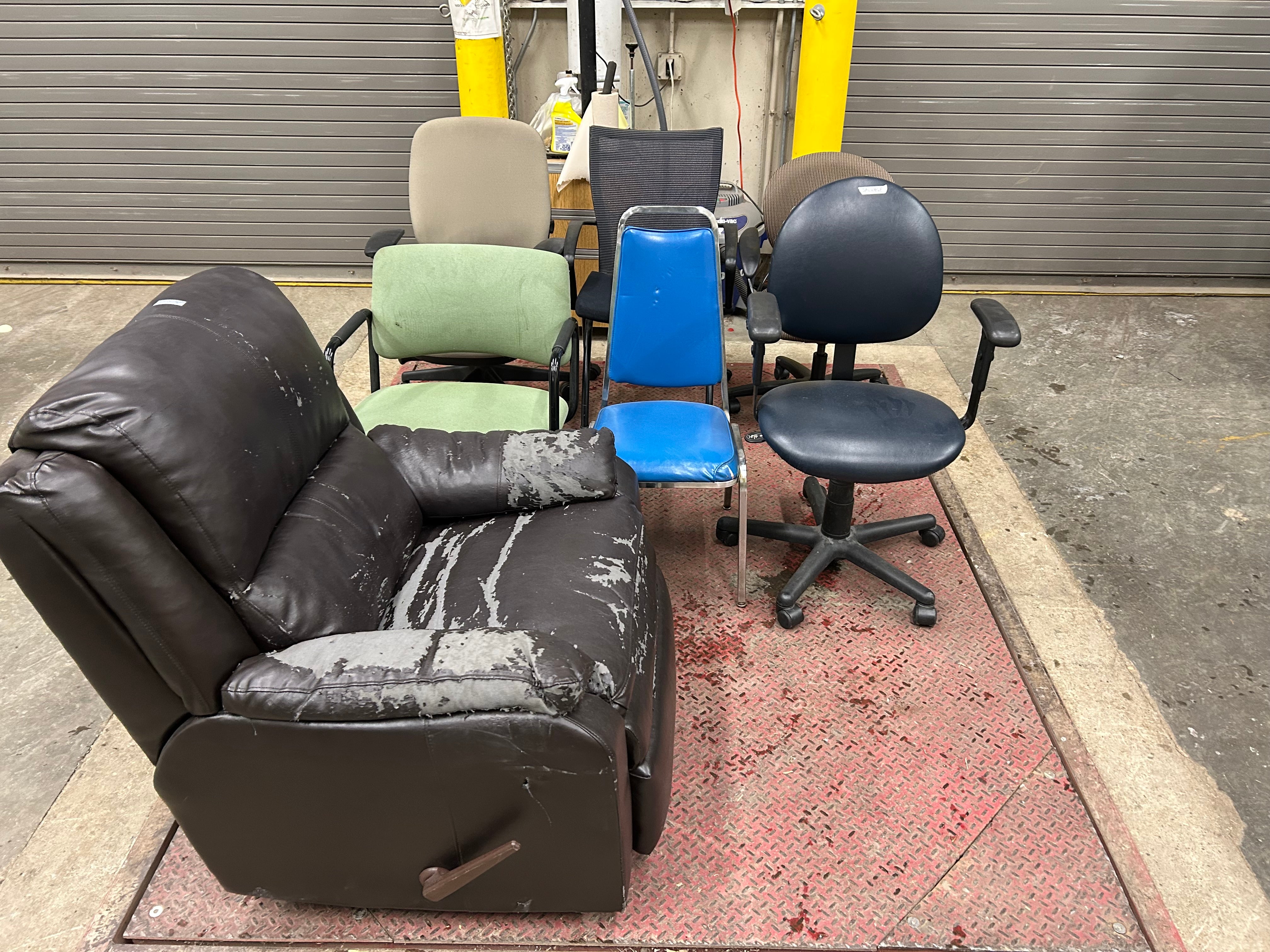 Lot of 7 Assorted Chairs