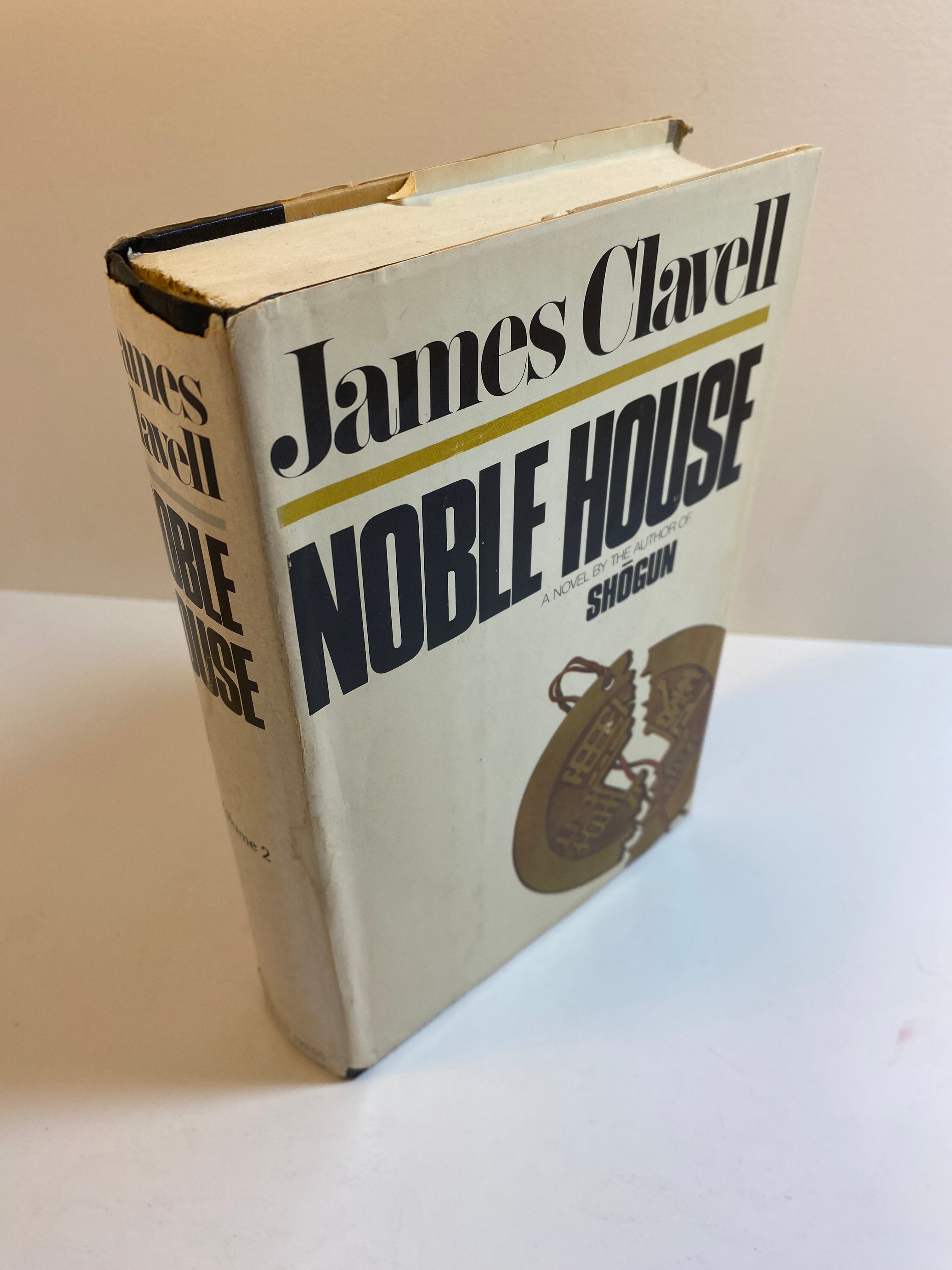 Noble House Volume 2 James Clavell HCDJ Book Club Edition 1981