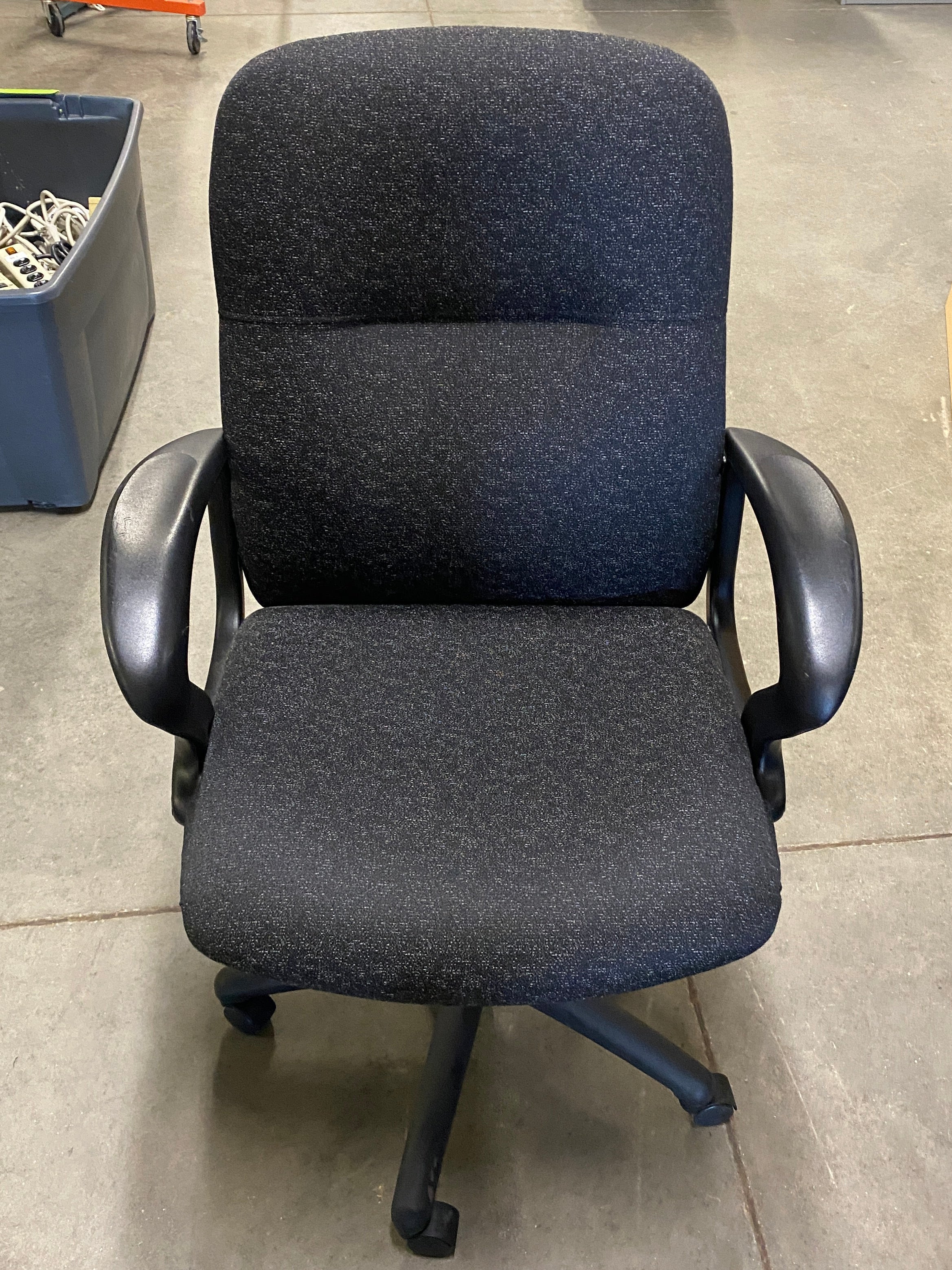 HON #CP36CO Black Patterned Upholstered Office Chair