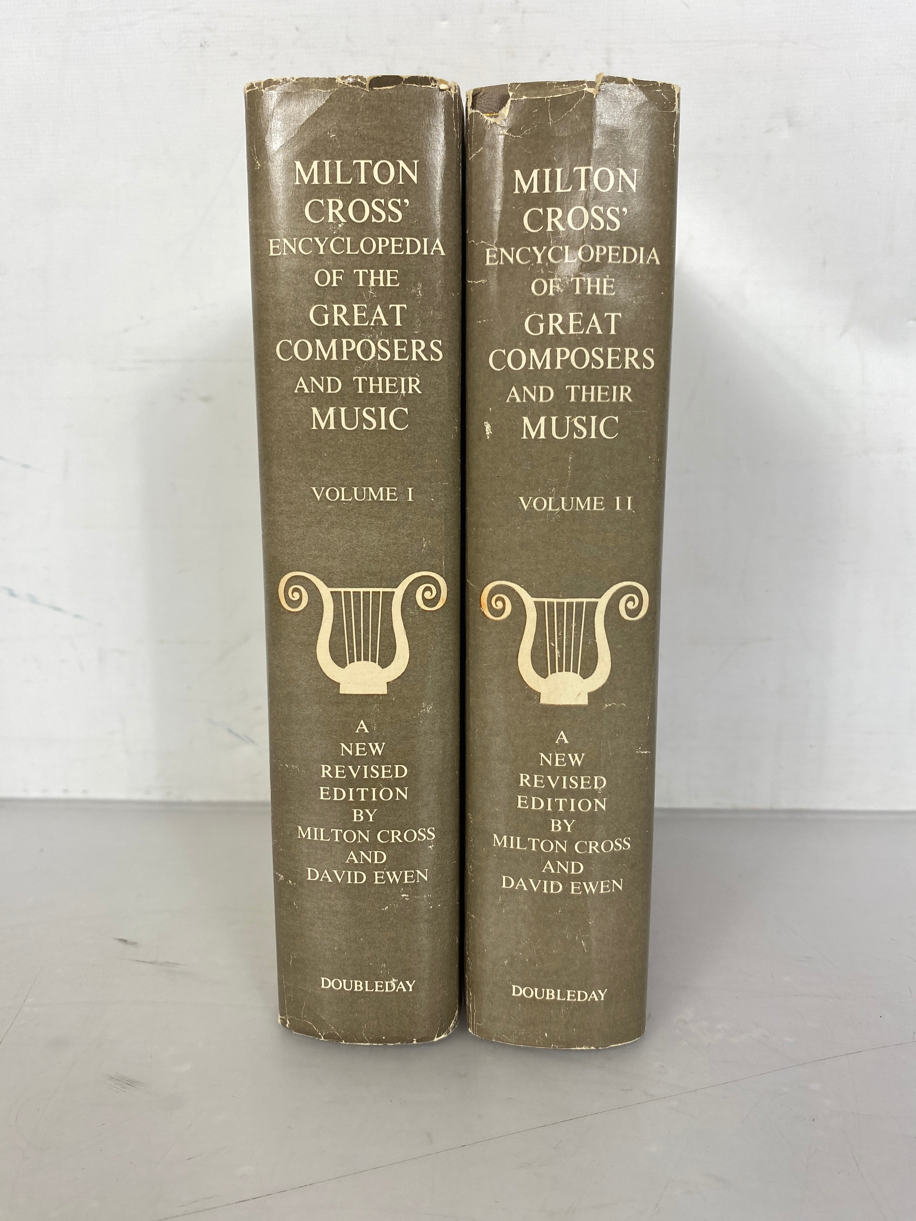 Milton Cross' Encyclopedia of the Great Composers and Their Music 2 Vol BCE HCDJ