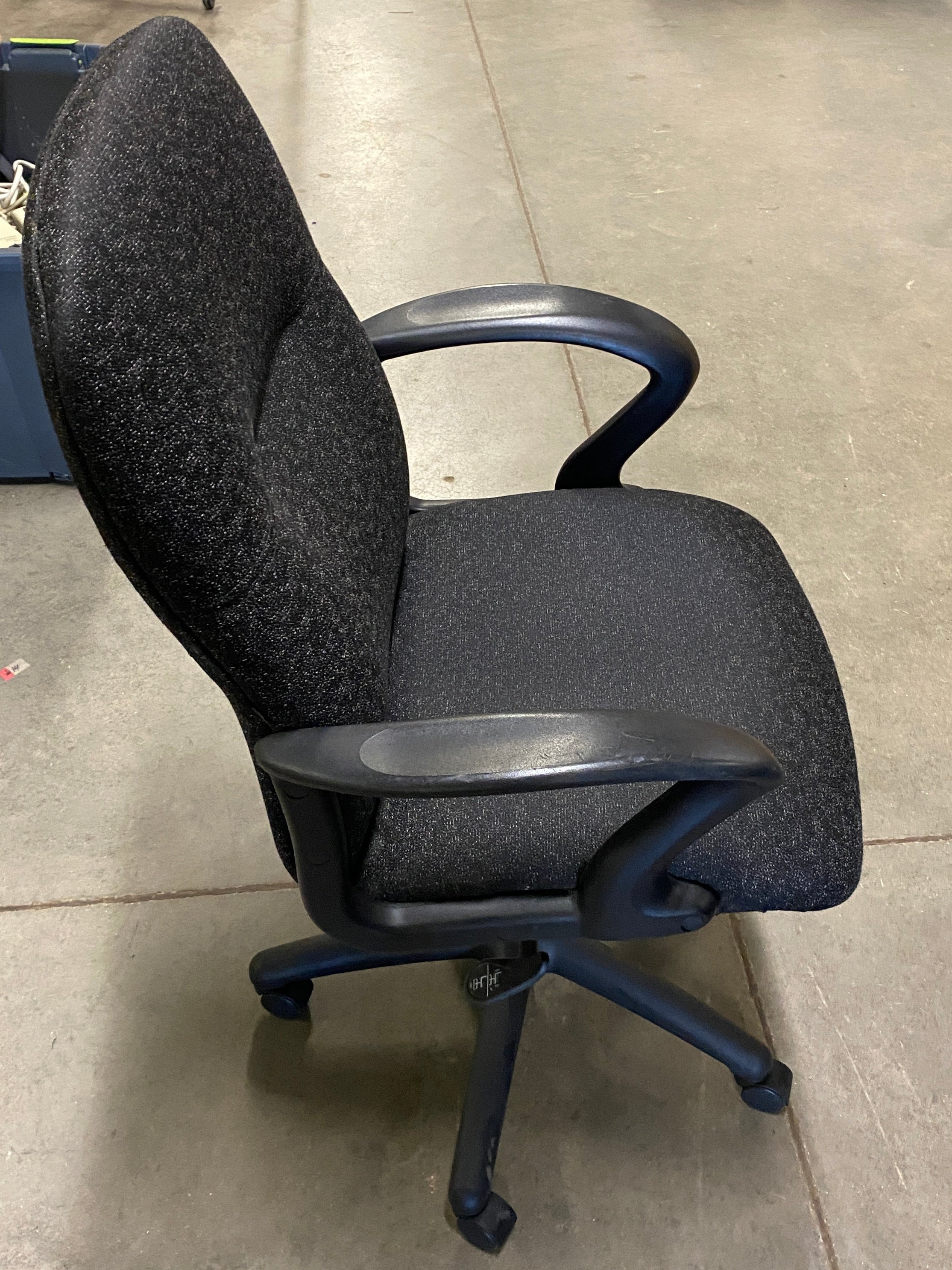 HON #CP36CO Black Patterned Upholstered Office Chair