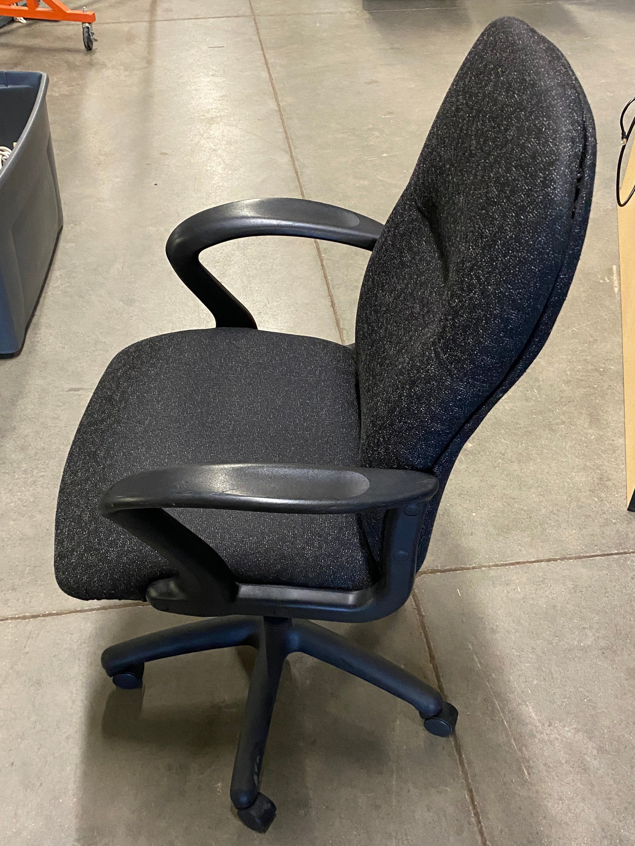 HON #CP36CO Black Patterned Upholstered Office Chair