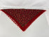 Vintage Turkish Yikanmis Firat Scarf with Handmade Crochet Trim