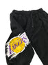 Black NBA LA Lakers Basketball Sweatpants Men's Size Large