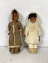 Vintage Pair of Inuit Dolls Made in Canada by Eugene Cloutier