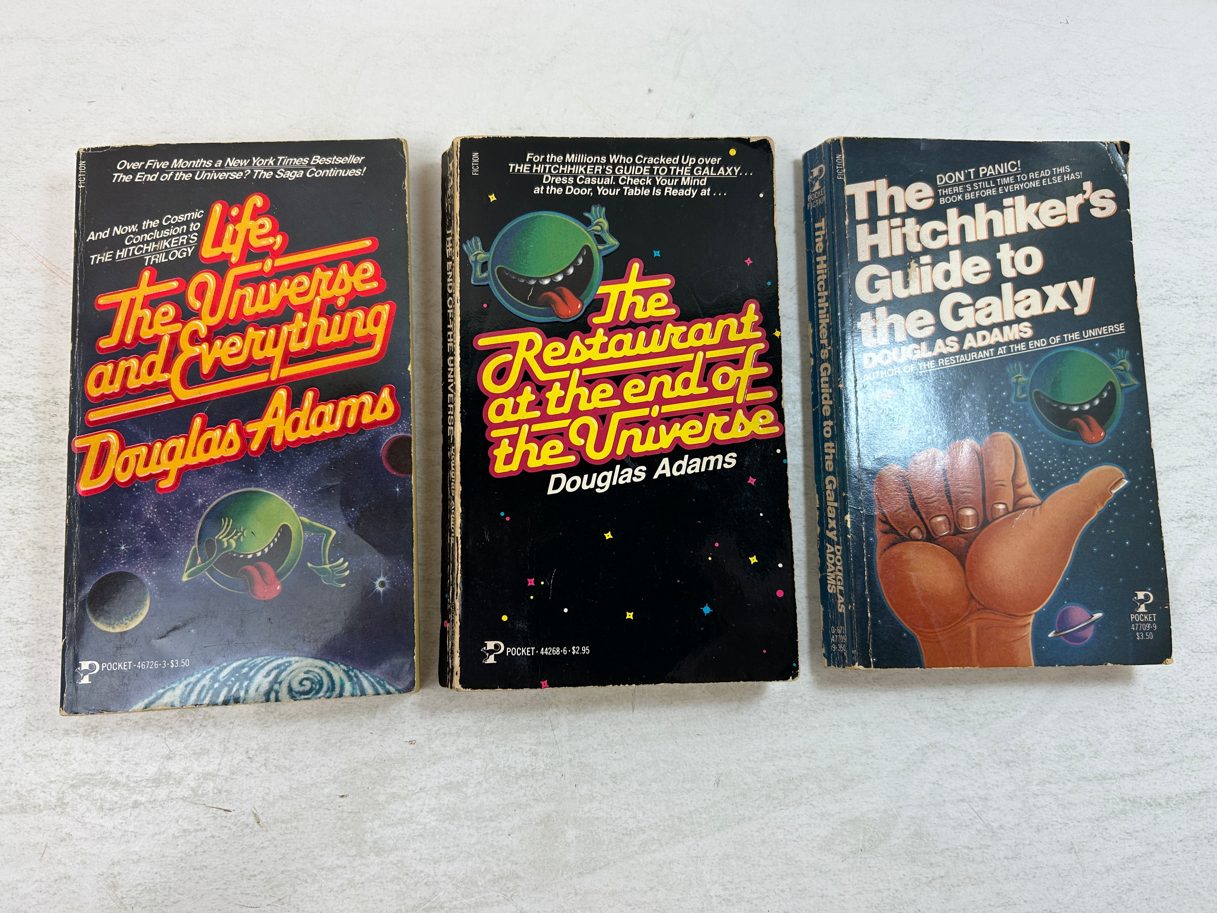 Lot of 3 Hitchhiker's Guide (1-3) Vintage 1979-1983 SC