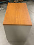 Steelcase #RLF18302P Gray Metal Wood Top Lateral File Cabinet