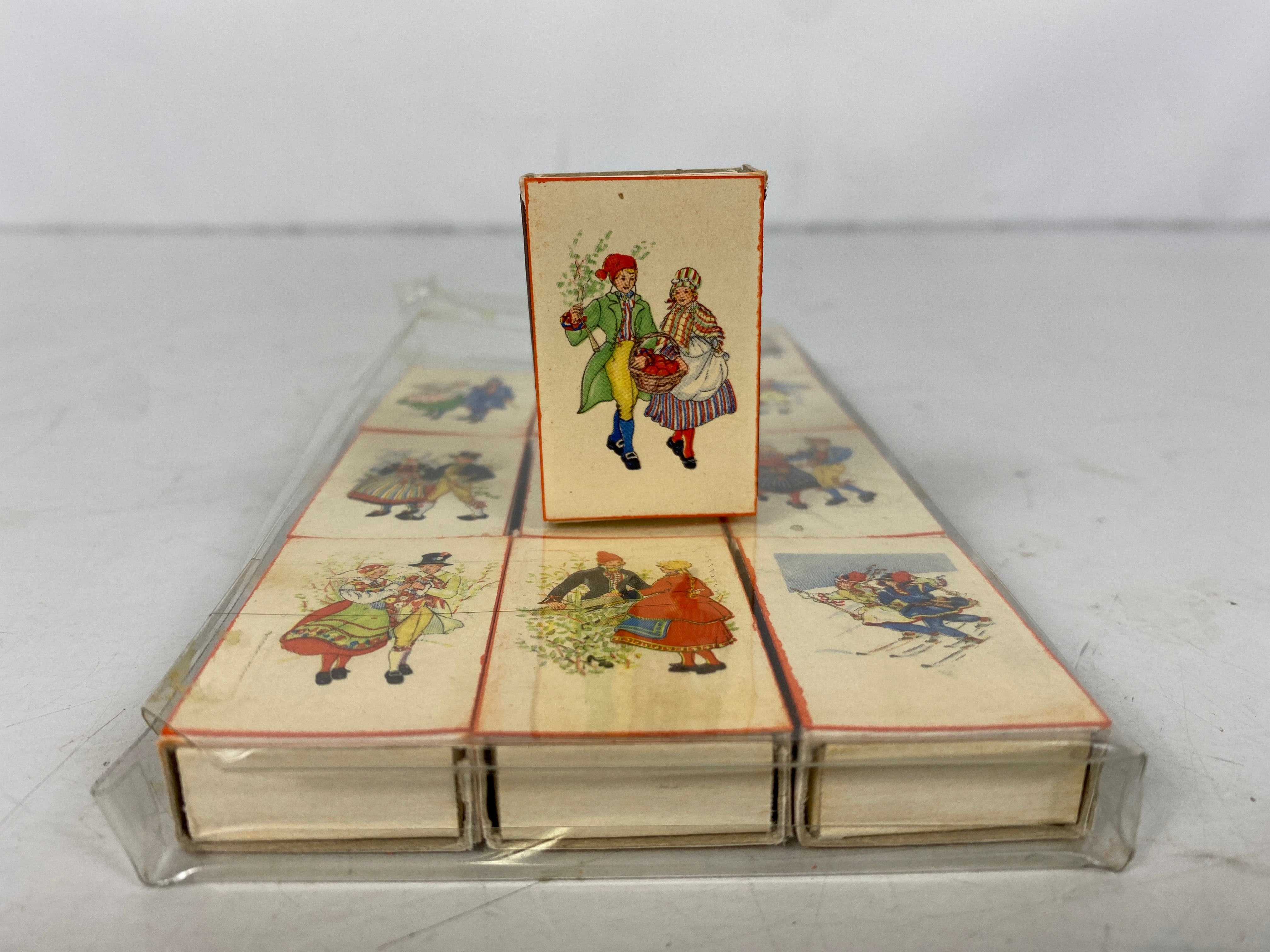 Set of 11 Aina Stenberg Matchboxes Made in Sweden