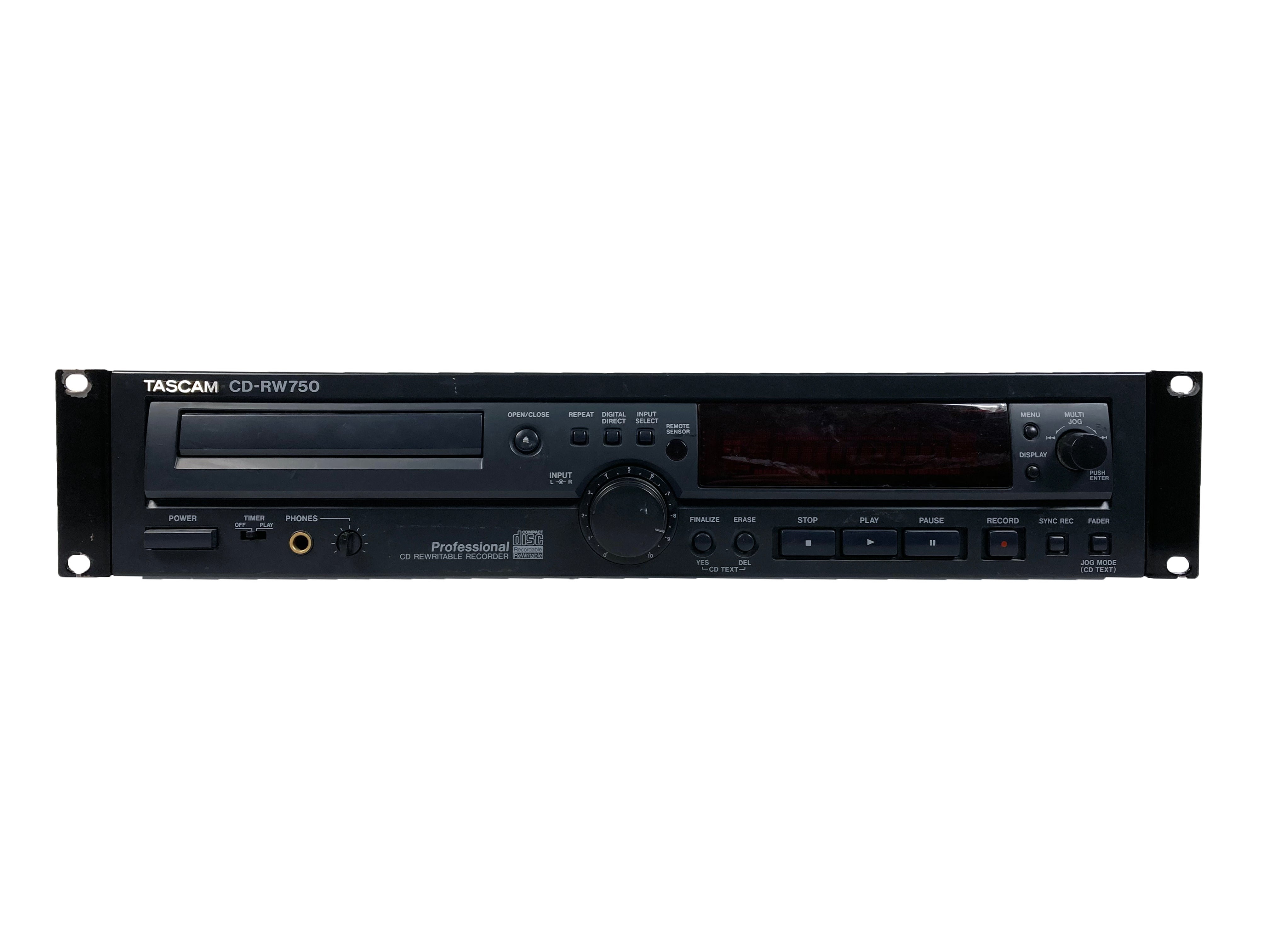 Tascam CD-RW750 Professional CD Rewritable Recorder