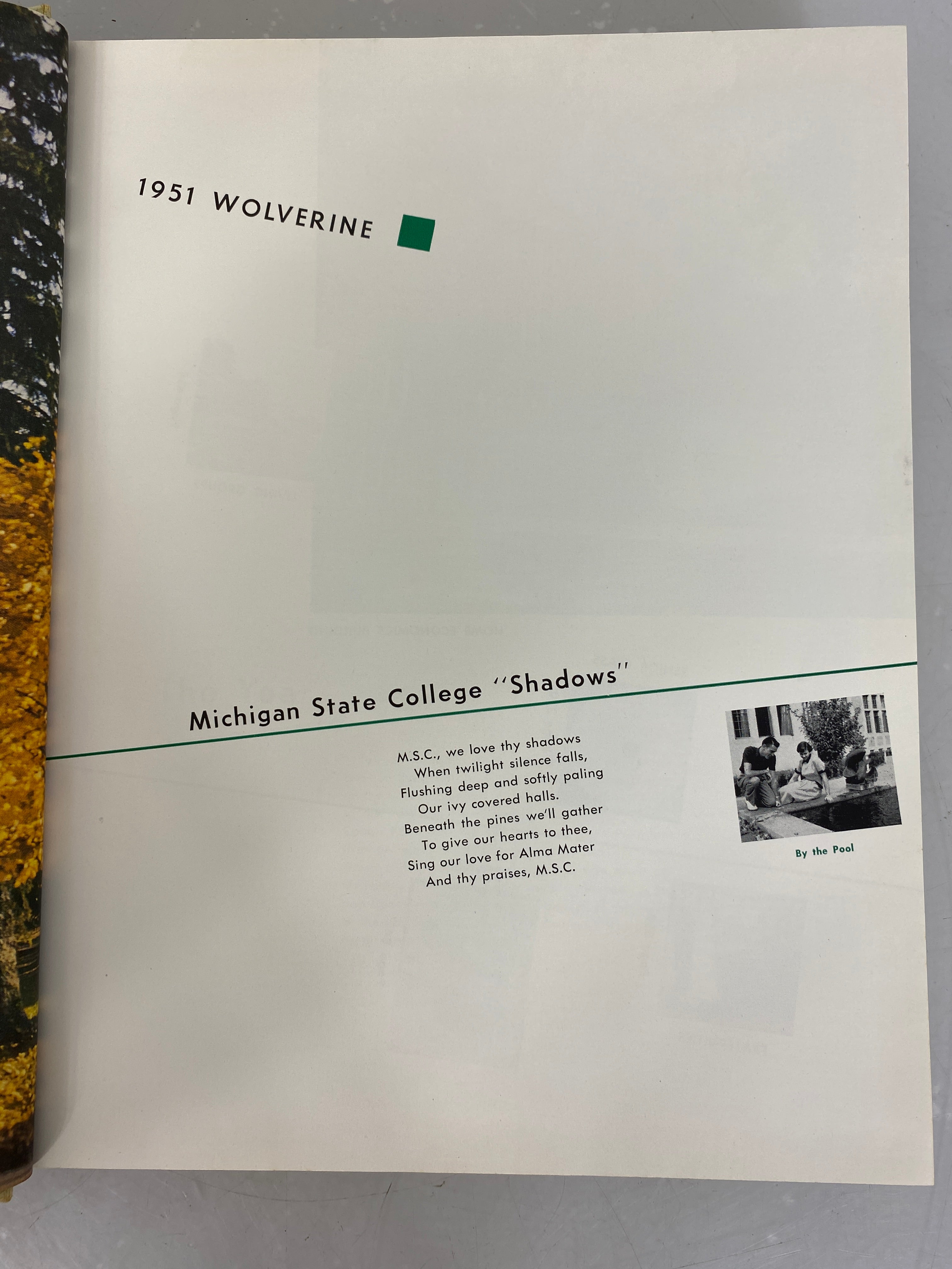 1951 Michigan State College Yearbook Wolverine