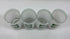 St of 4 Vintage Michigan State University x Mobil Frosted Cups