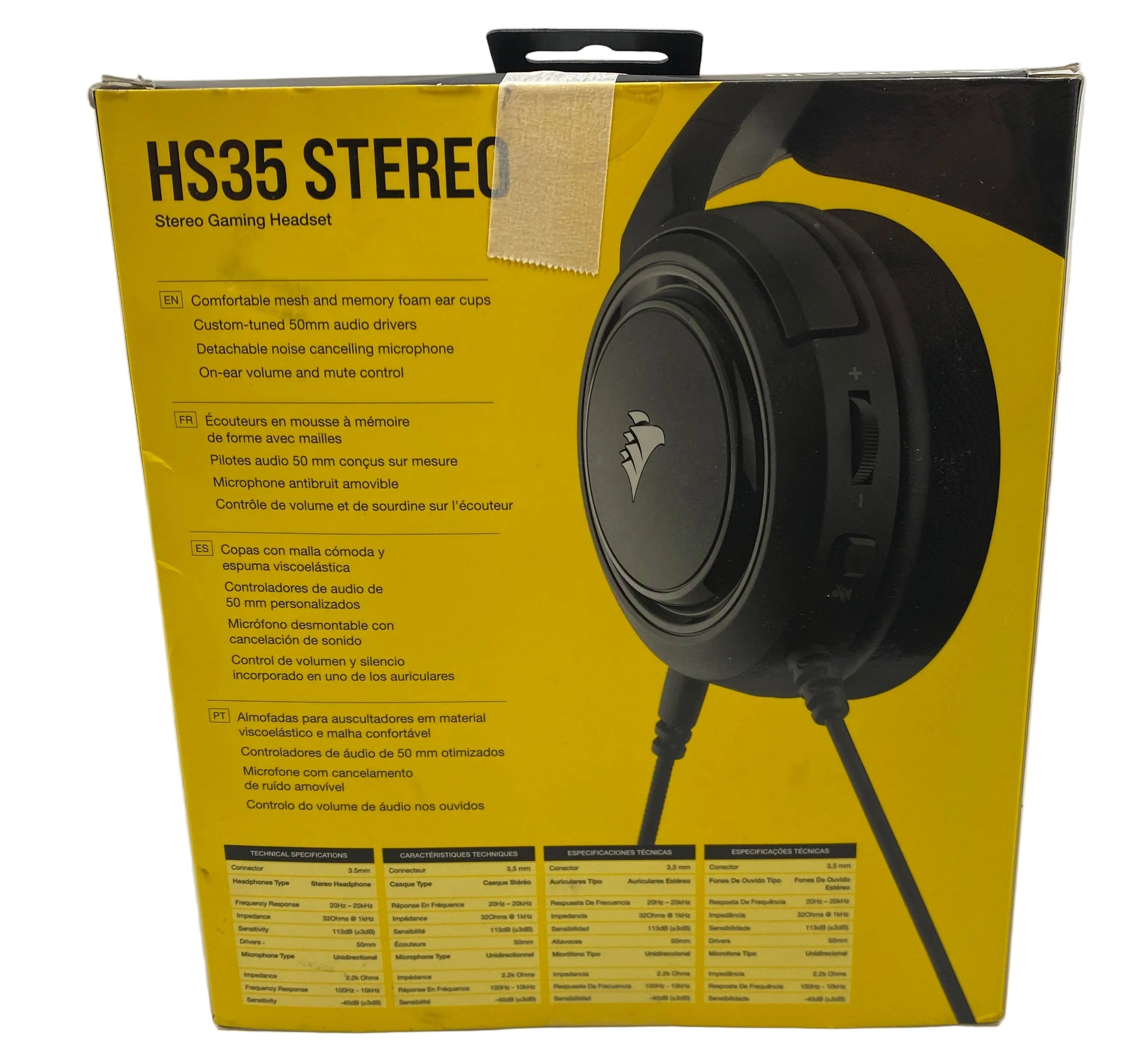 Corsair HS35 Stereo Headset *Open Box*