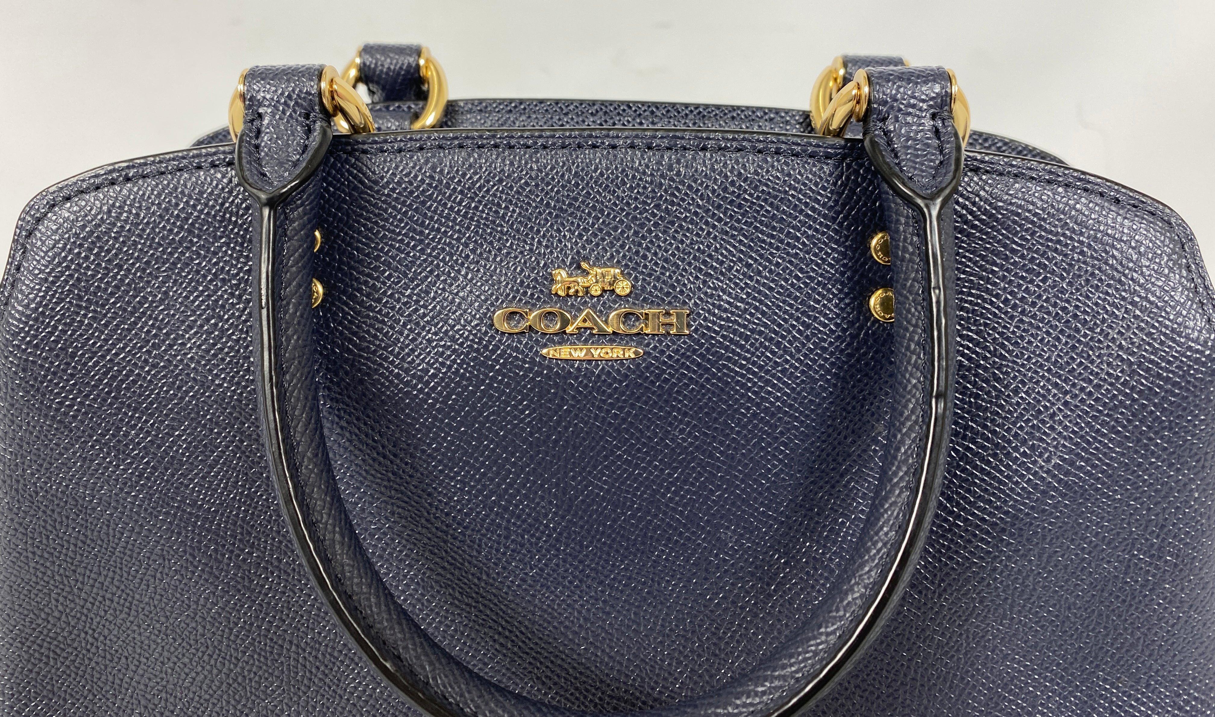 Coach Navy Lillie Caryall Purse