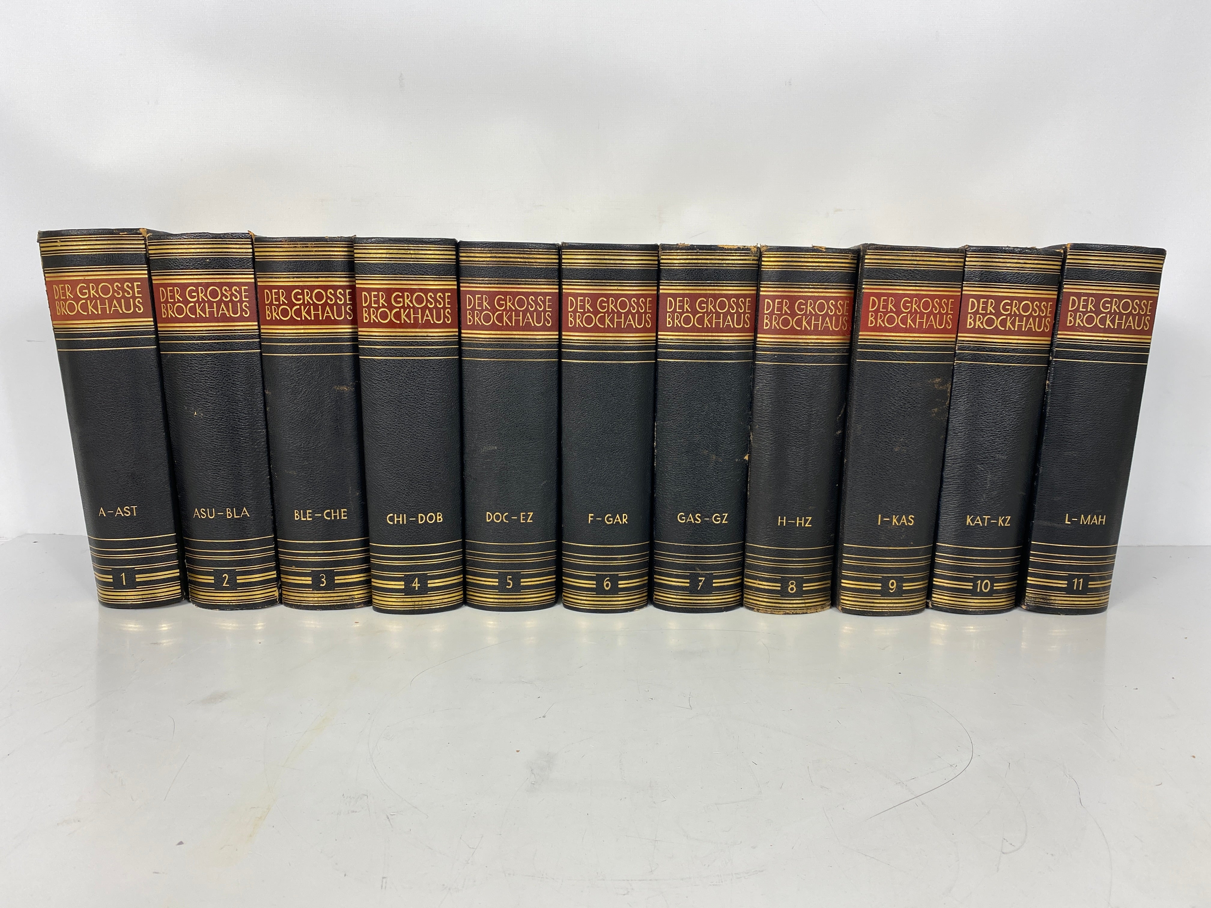 22 Volume Complete Set Der Grosse Brockhaus German Encyclopedia 1928 Edition