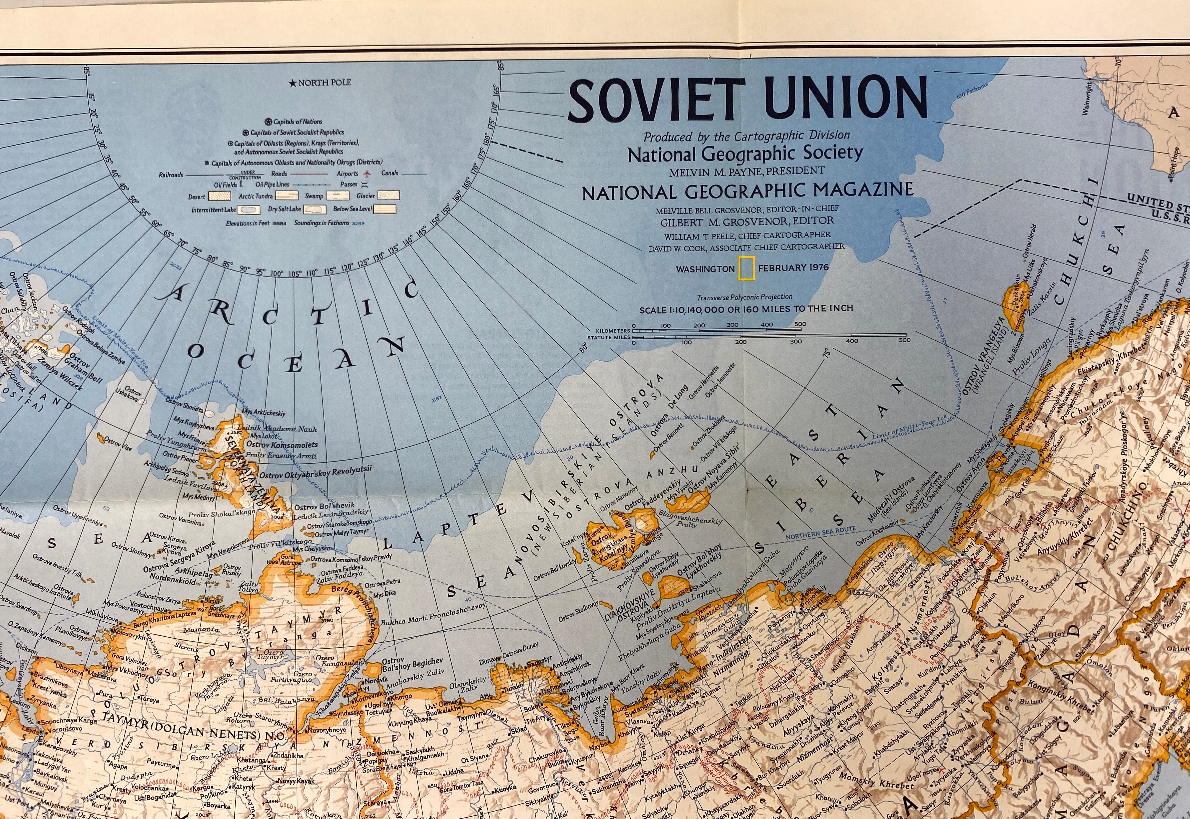 Lot of Vintage Maps of the Soviet Union 1965-1976