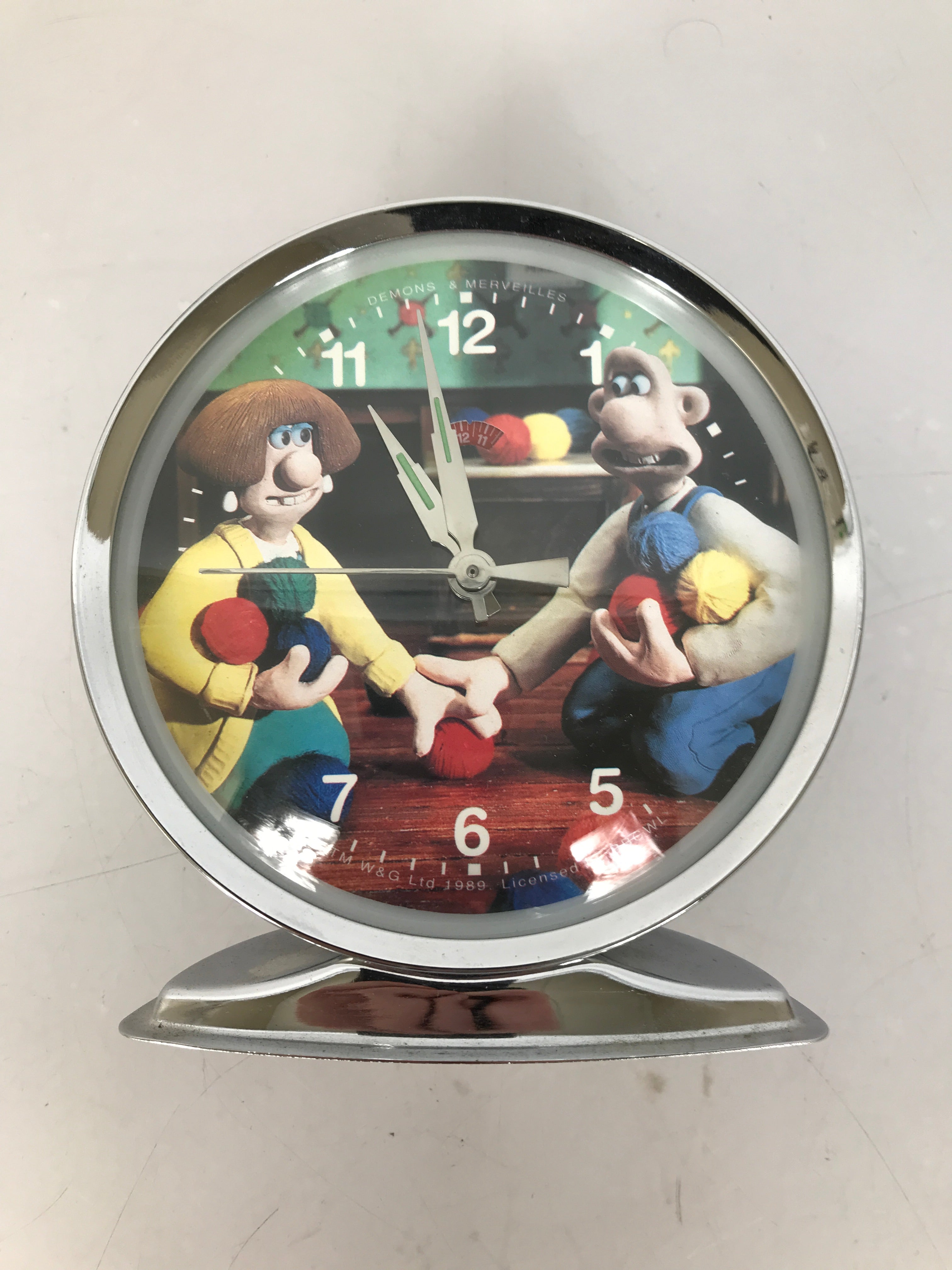 Vintage 1989 Demons & Merveilles Alarm Clock Wallace and Gromit *For Parts or Repair*