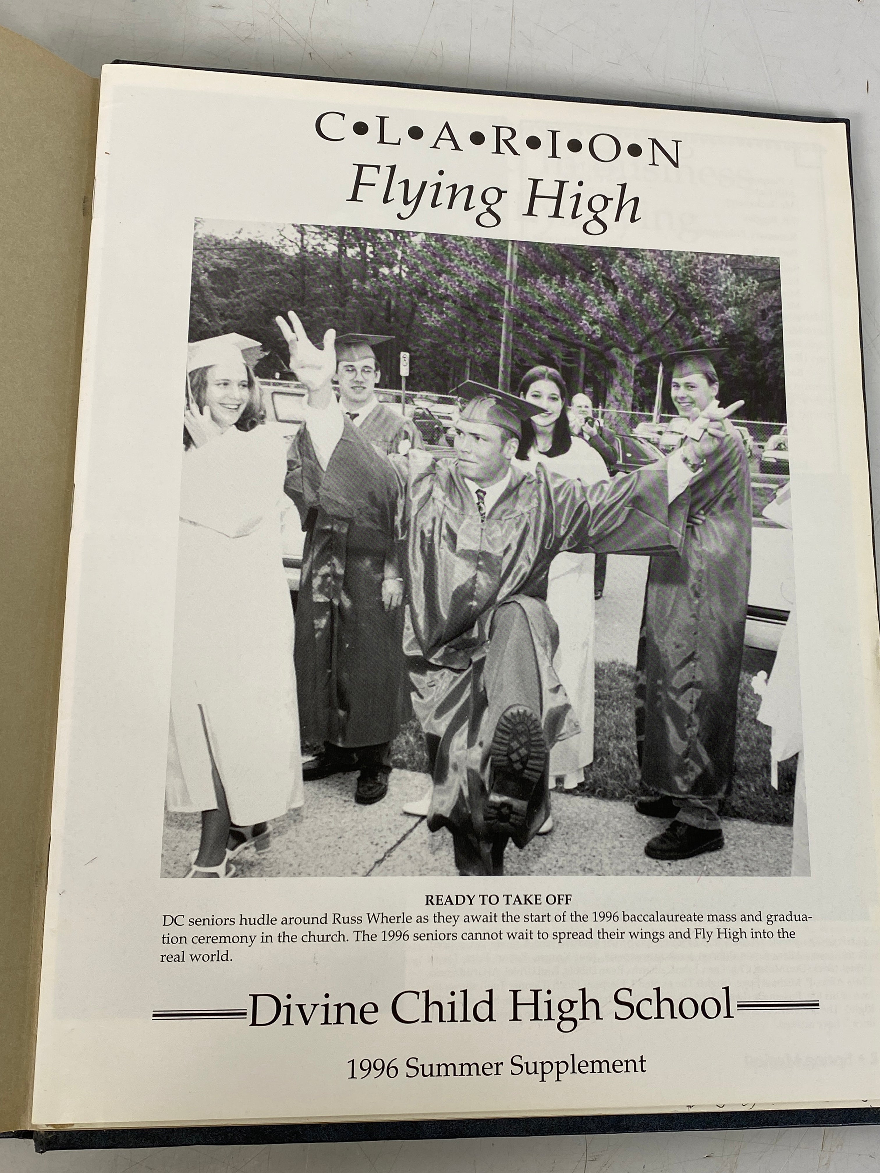 1996 Divine Child High School Yearbook Dearborn Michigan HC