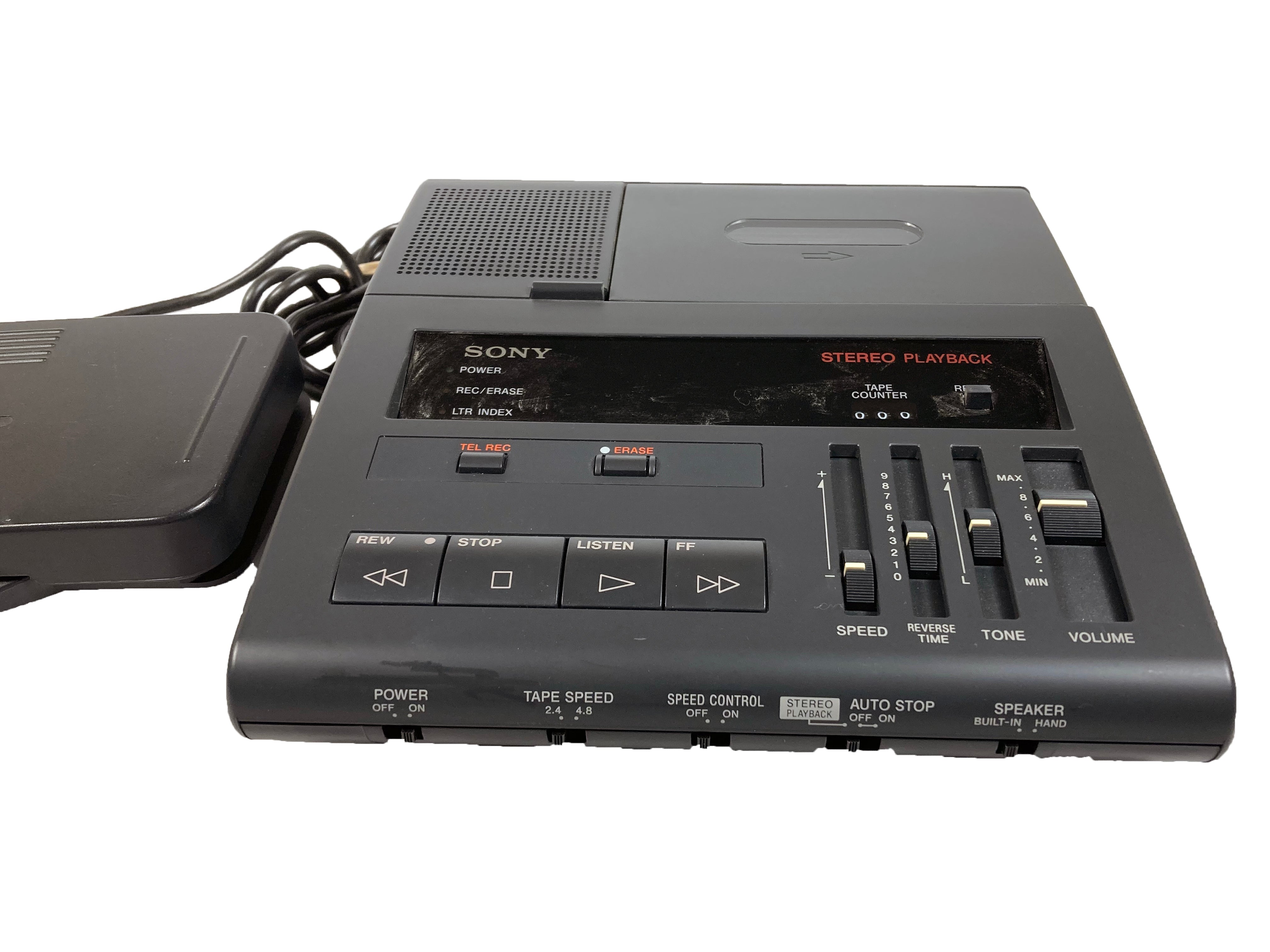 Sony BM-87DST Dictator/Transcriber with Foot Pedal