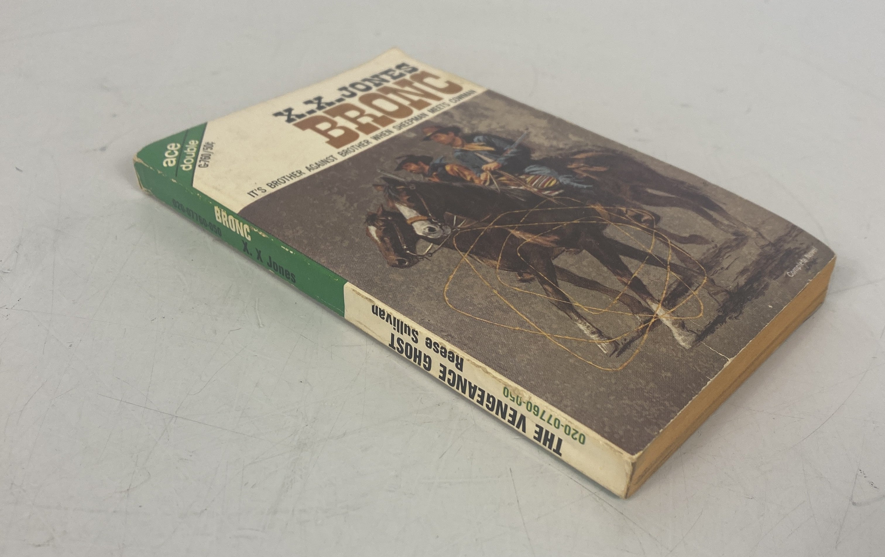 The Vengeance Ghost / Bronc Ace Double Western paperback