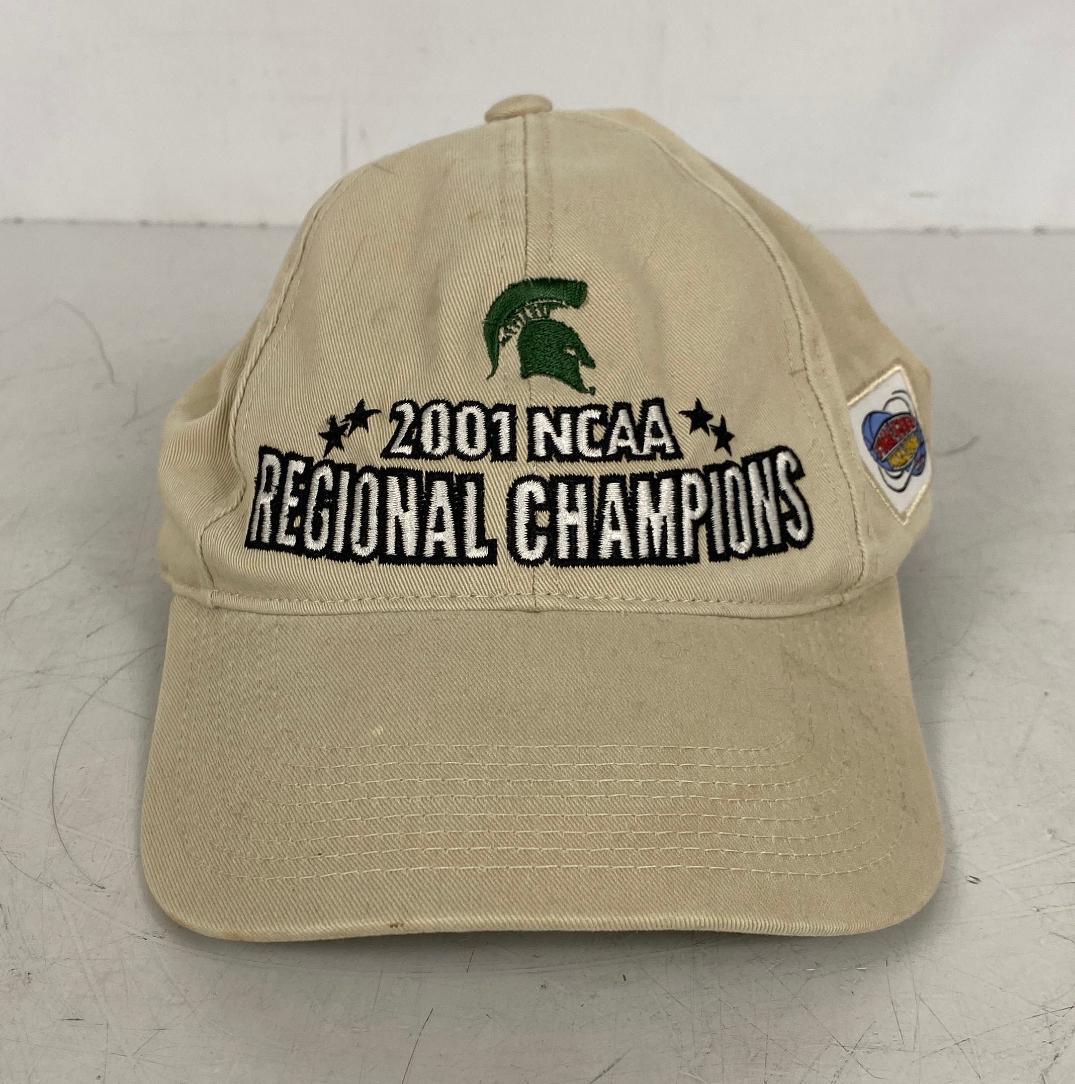 Michigan State University Tan "2001 NCAA Regional Champions" Hat