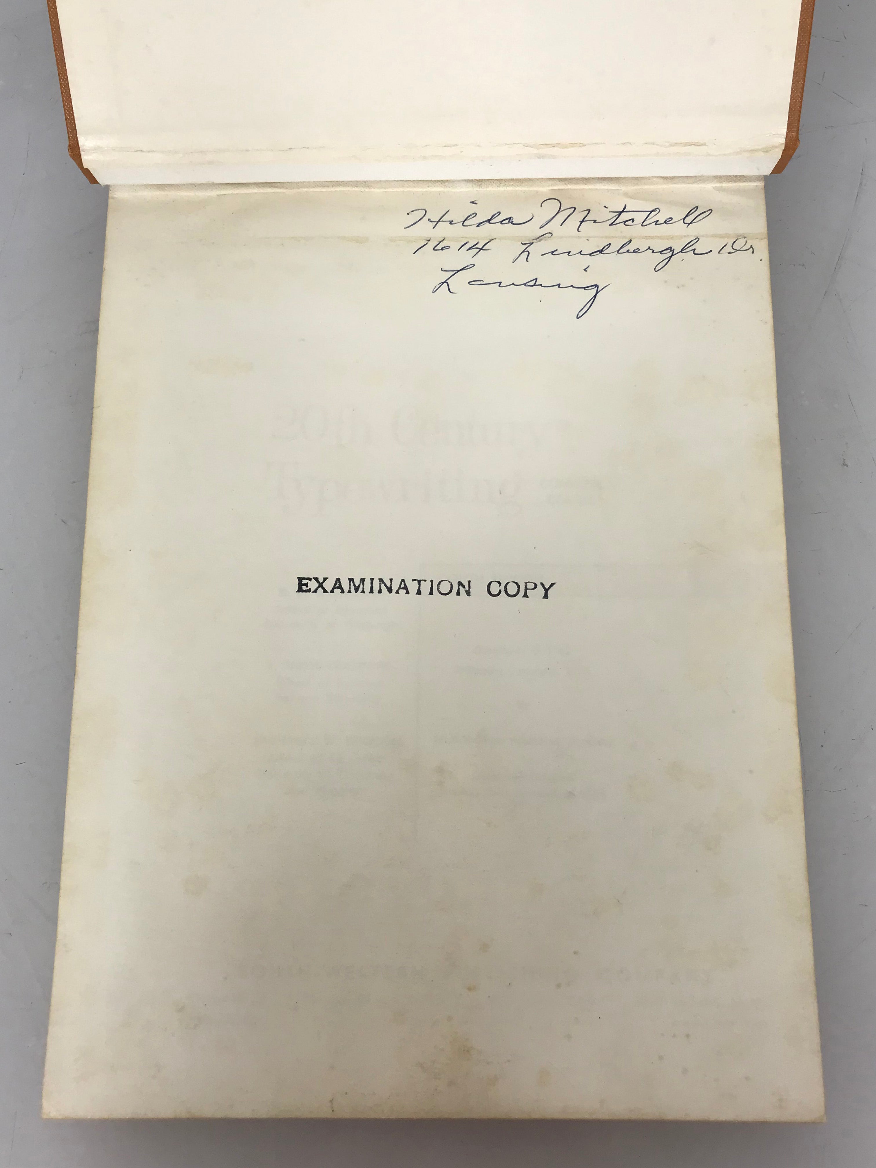 20th Century Typewriting 8th Edition 1962