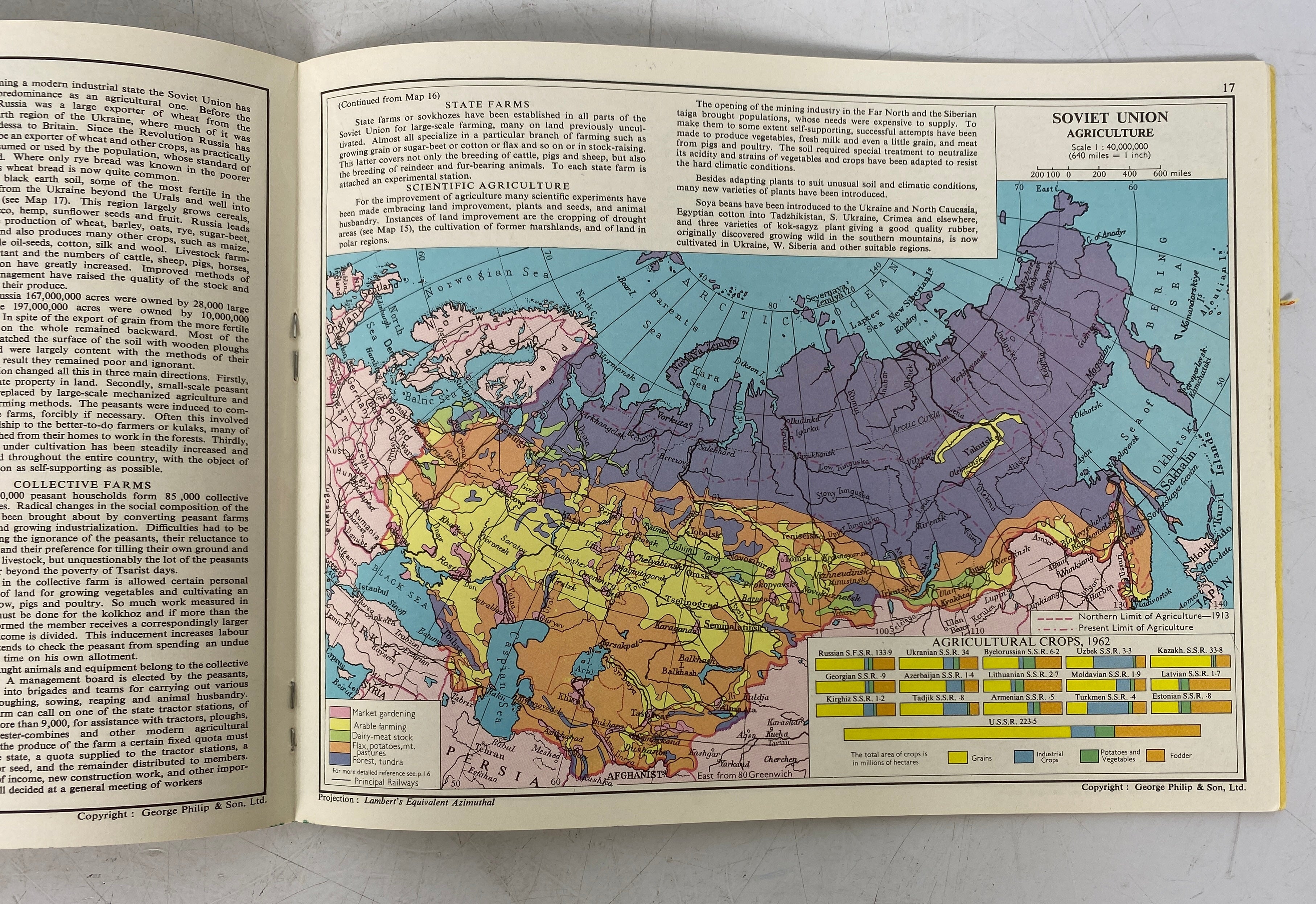 Lot of Vintage Maps of the Soviet Union 1965-1976