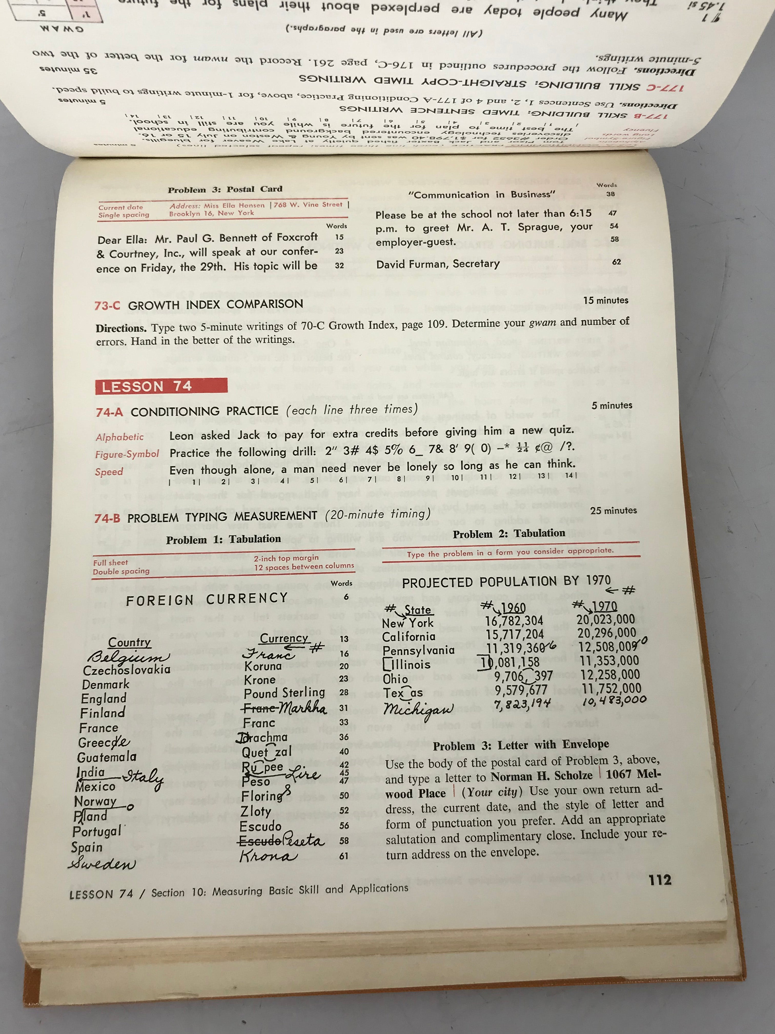 20th Century Typewriting 8th Edition 1962