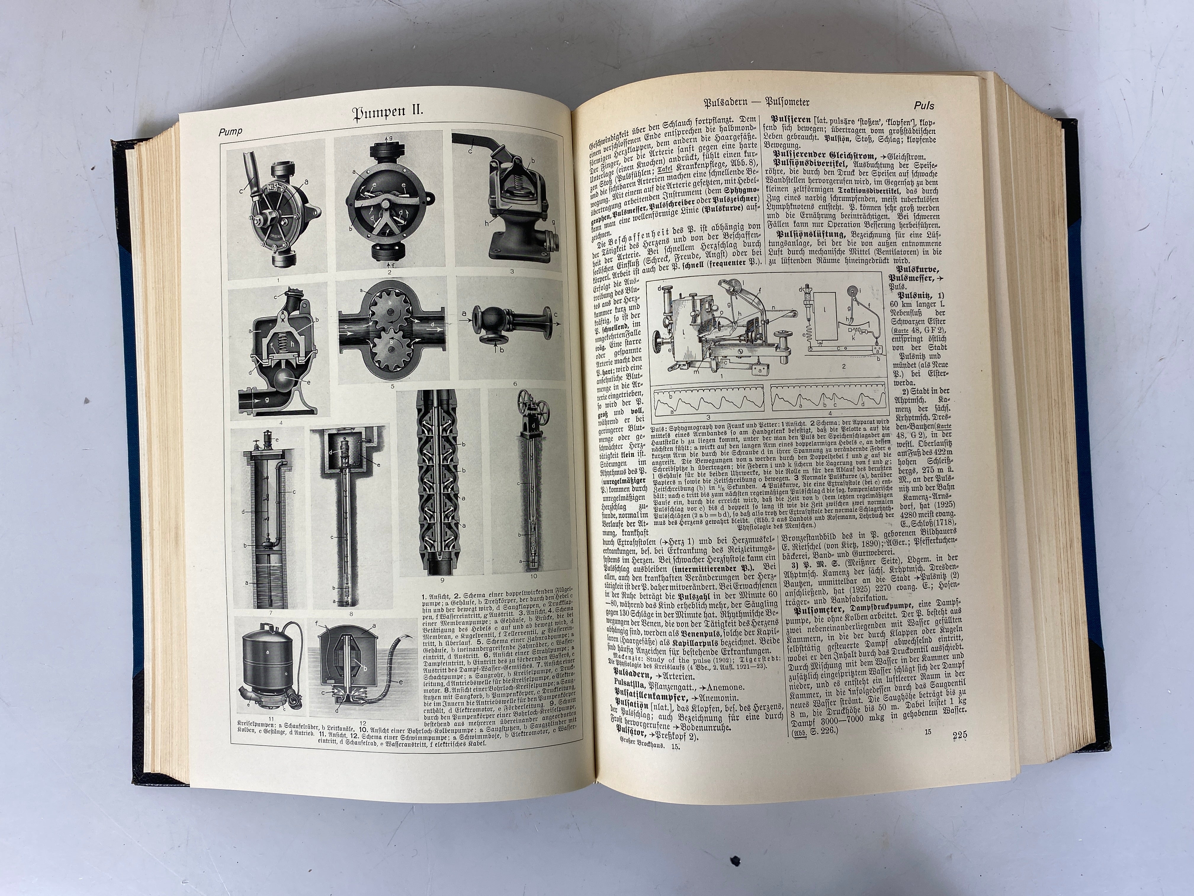 22 Volume Complete Set Der Grosse Brockhaus German Encyclopedia 1928 Edition